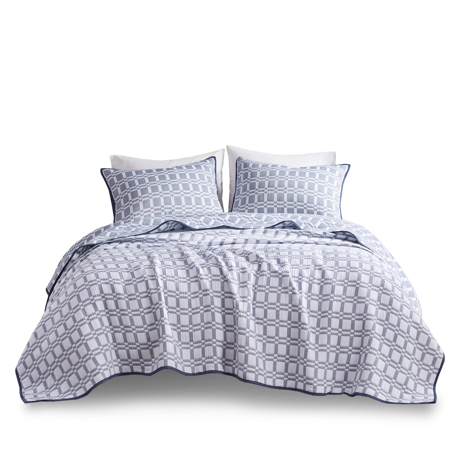 Harlow 3-Piece Reversible Matelasse Coverlet Set - Image 29