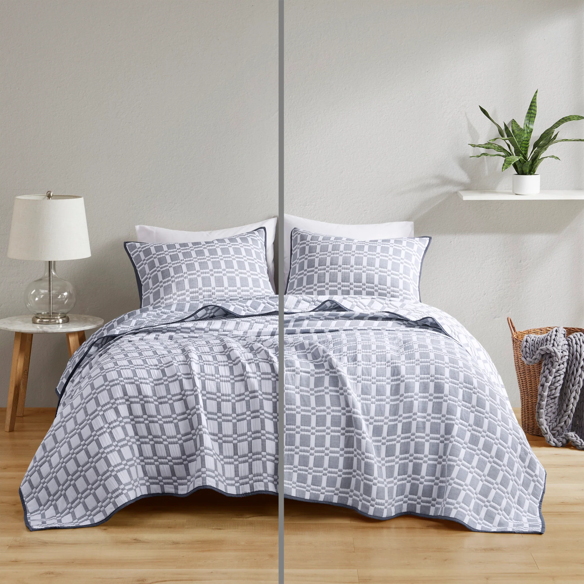 Harlow 3-Piece Reversible Matelasse Coverlet Set - Image 32