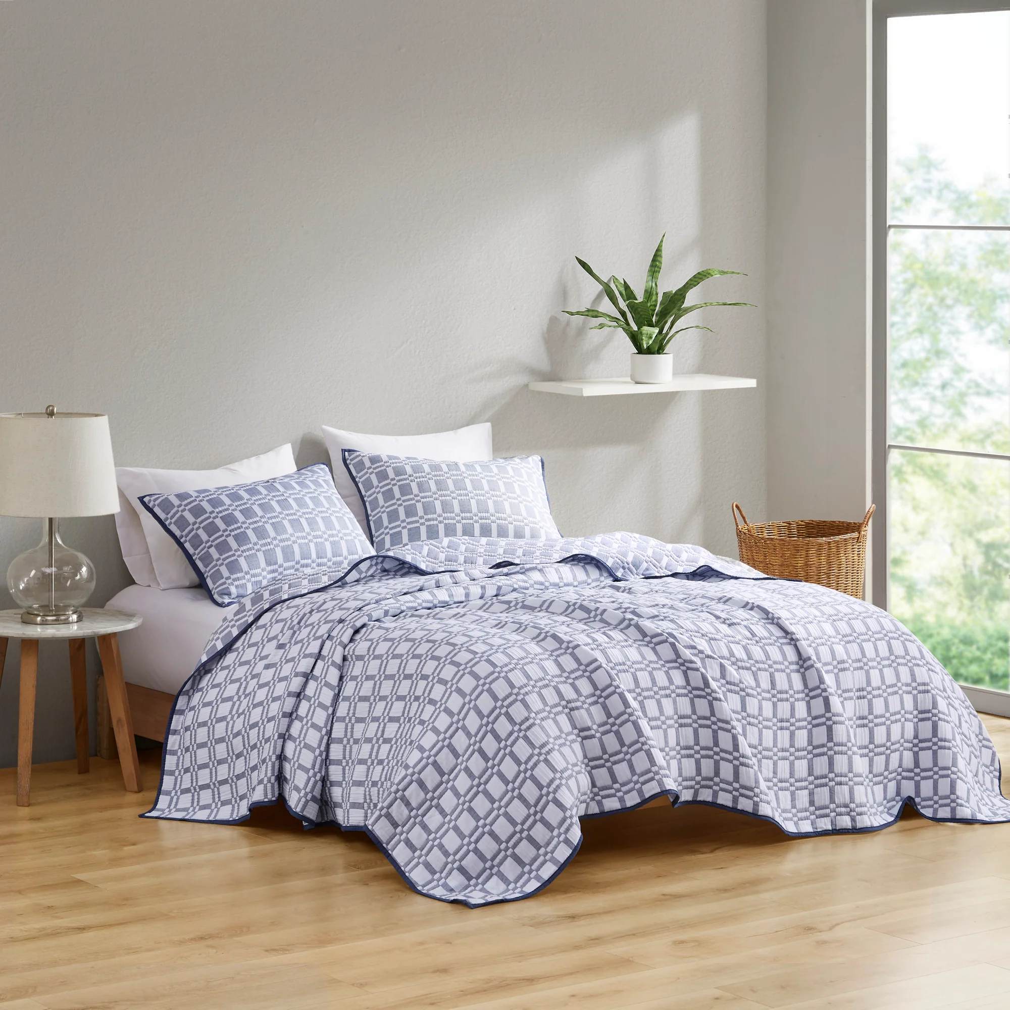 Harlow 3-Piece Reversible Matelasse Coverlet Set - Image 8