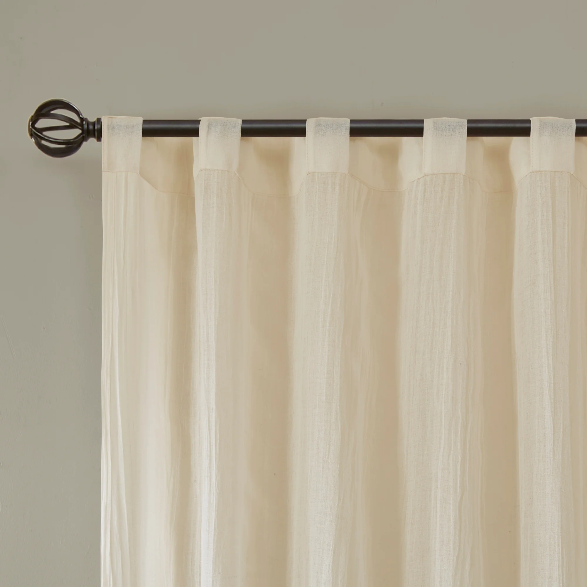 Harper Solid Crushed Curtain Panel Pair - Image 24