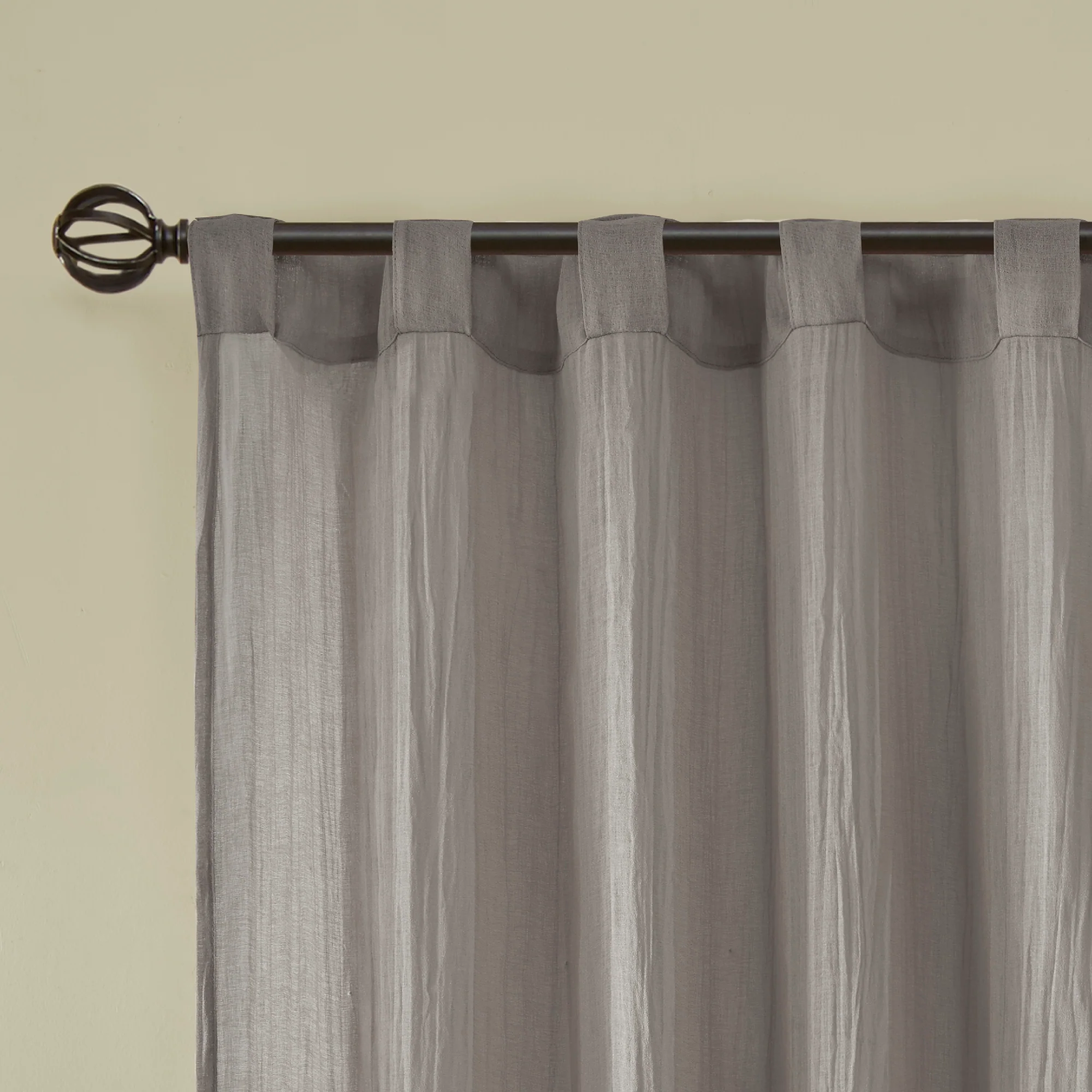 Harper Solid Crushed Curtain Panel Pair - Image 26