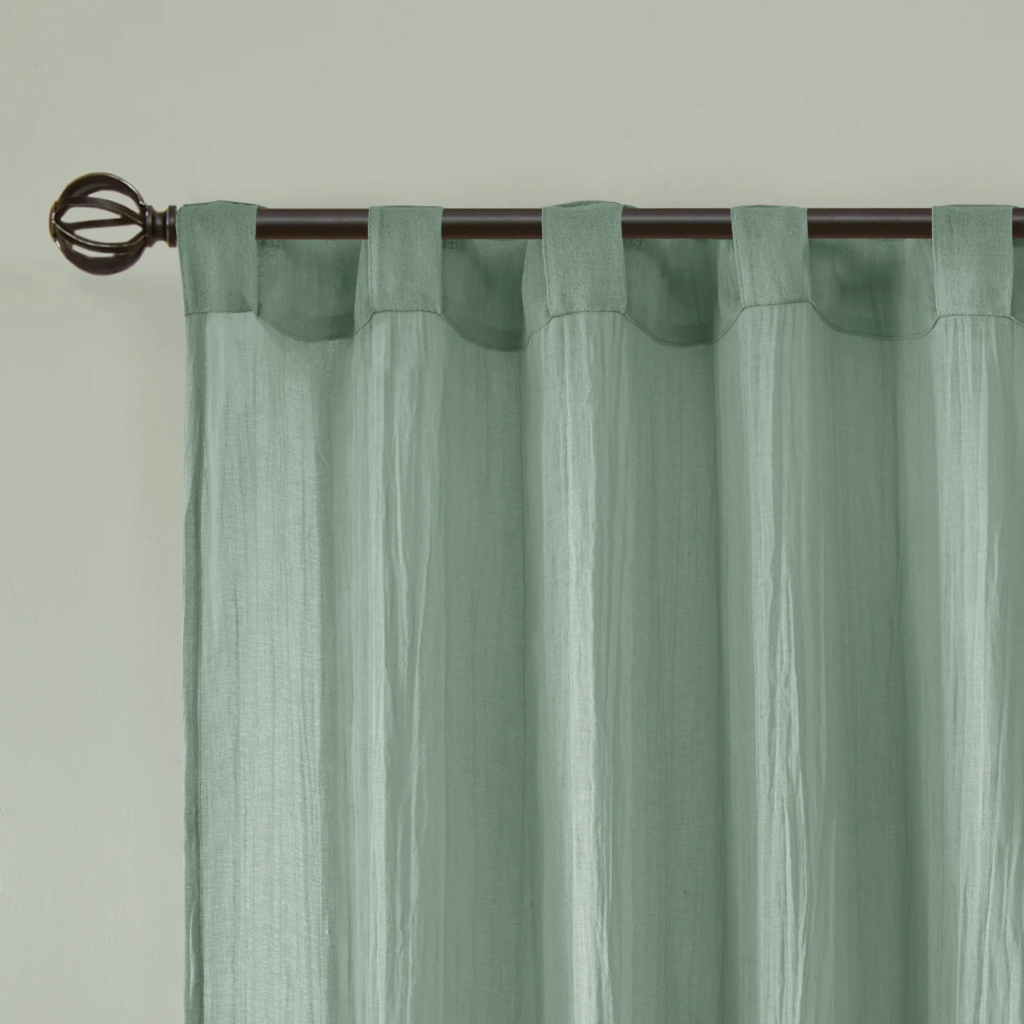 Harper Solid Crushed Curtain Panel Pair - Image 27