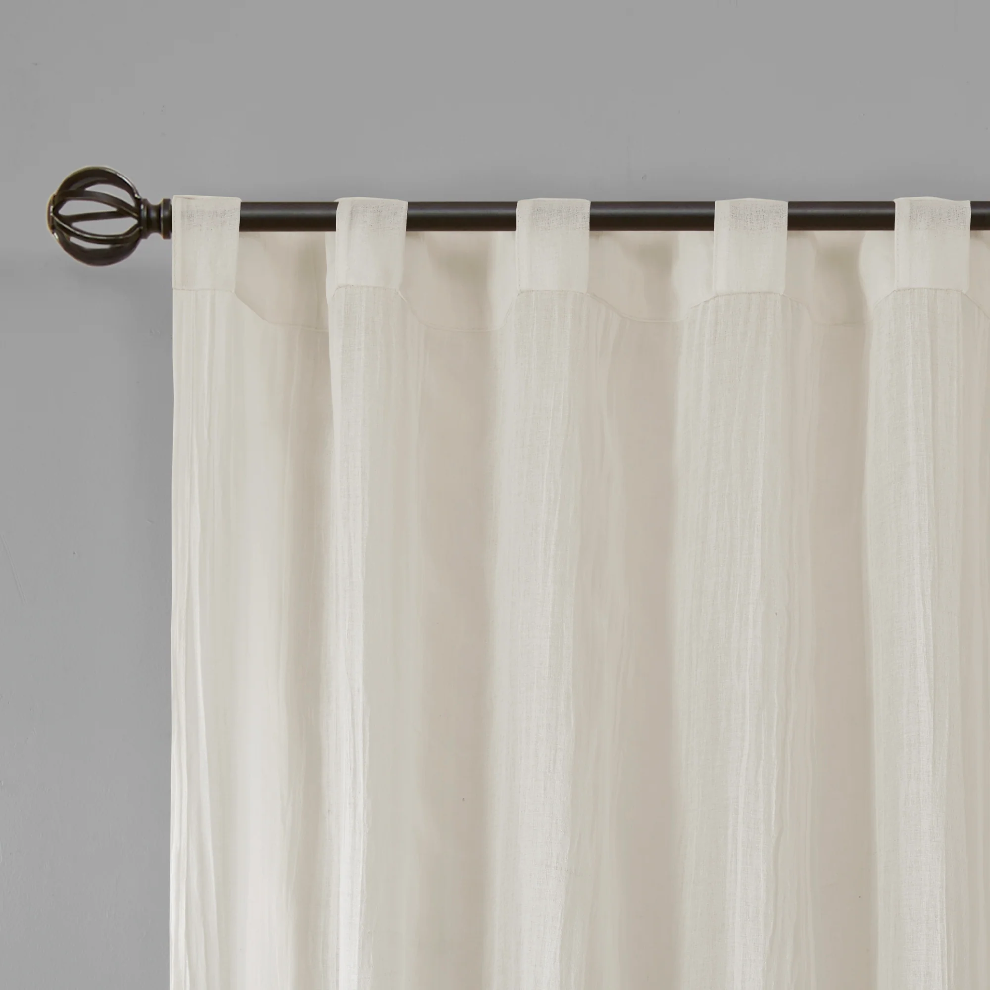 Harper Solid Crushed Curtain Panel Pair - Image 29