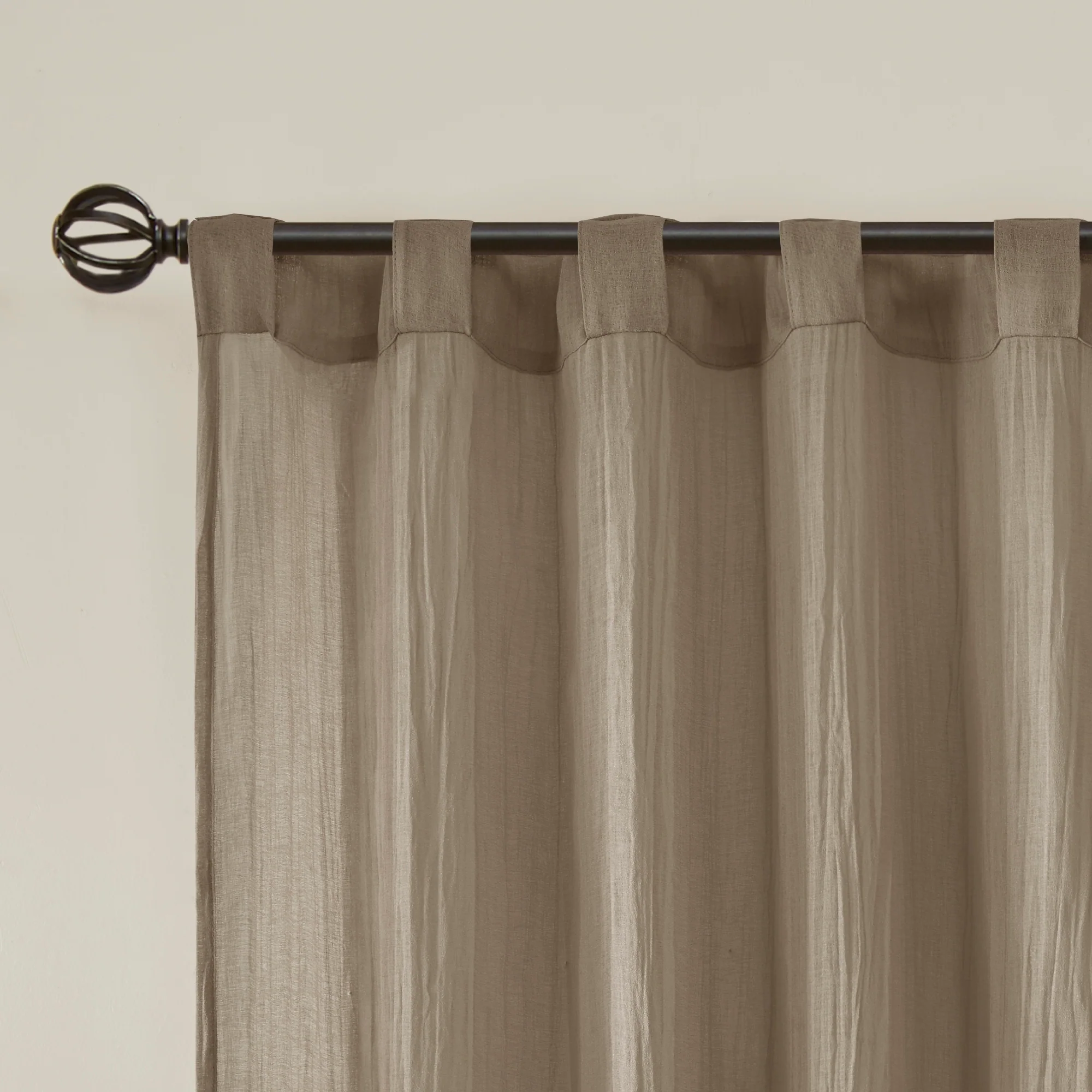 Harper Solid Crushed Curtain Panel Pair - Image 30