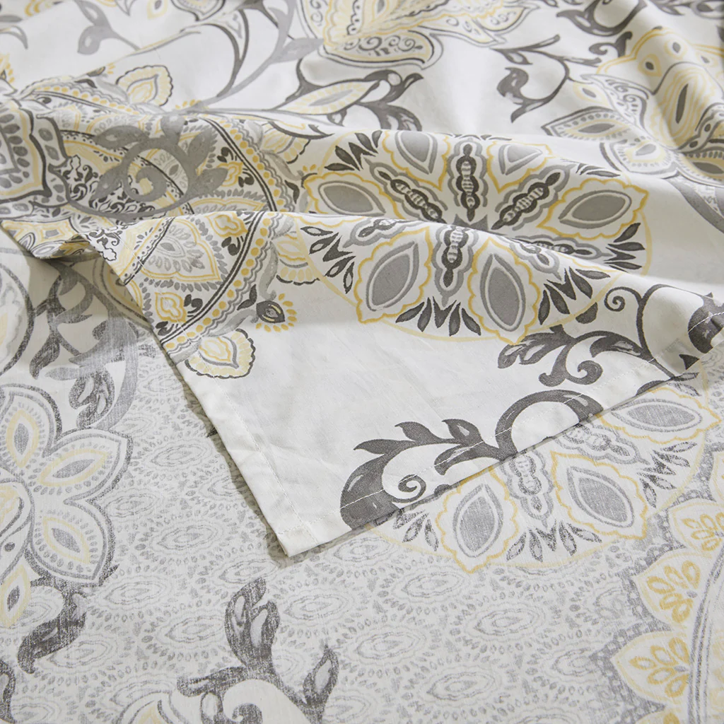Isla Printed Cotton Shower Curtain - Image 11