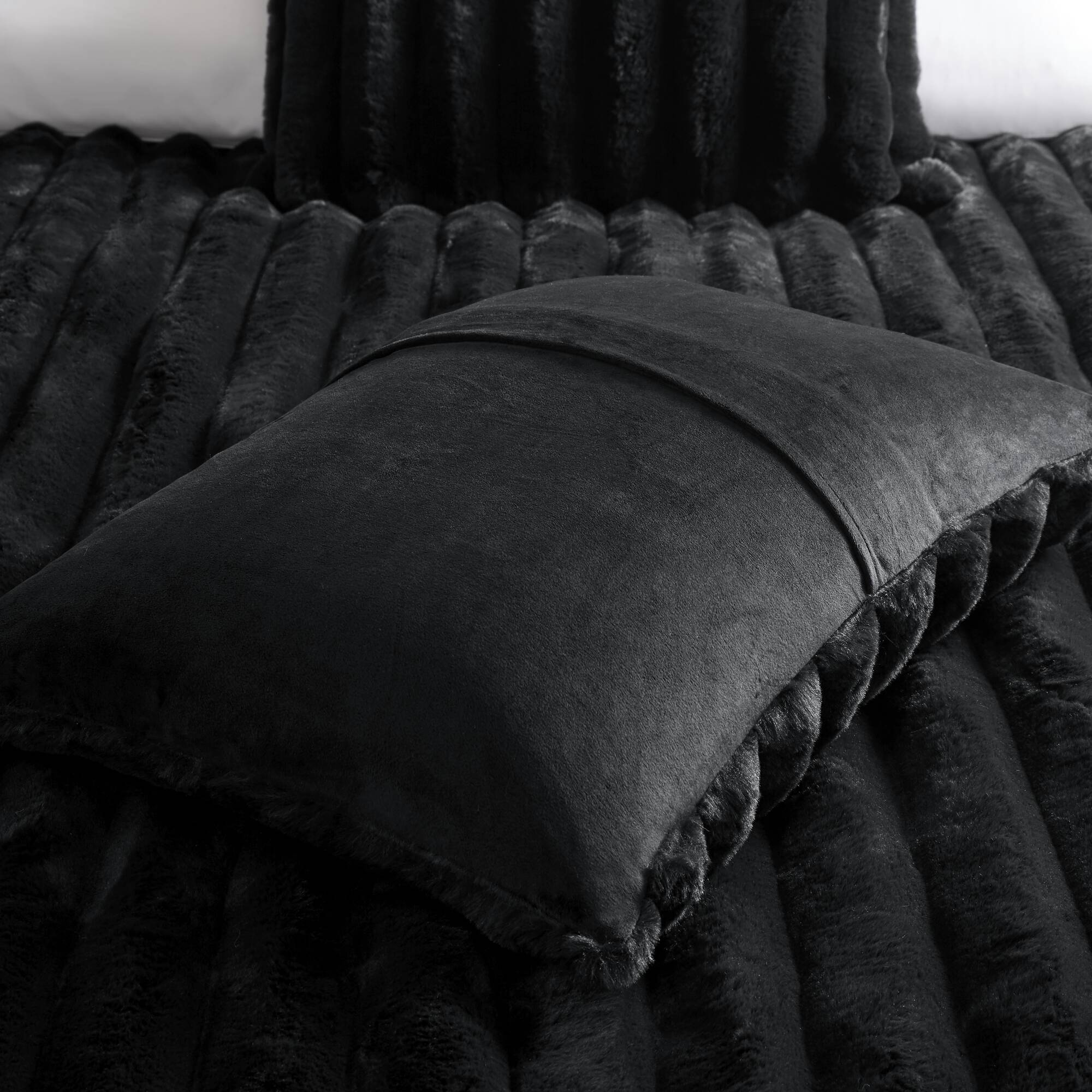 Jasmine Ultrasoft Faux Fur Ribbed Comforter Set - Image 20