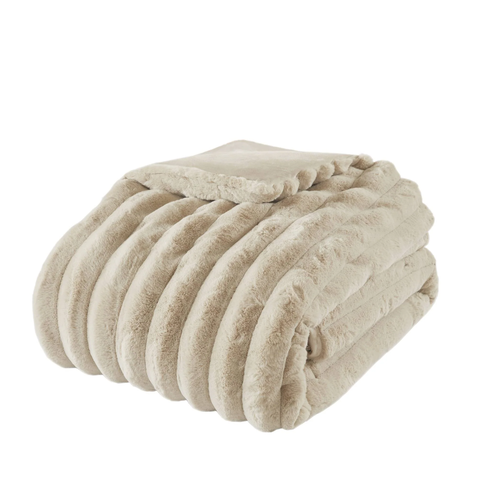 Jasmine Ultrasoft Faux Fur Ribbed Comforter Set - Image 25
