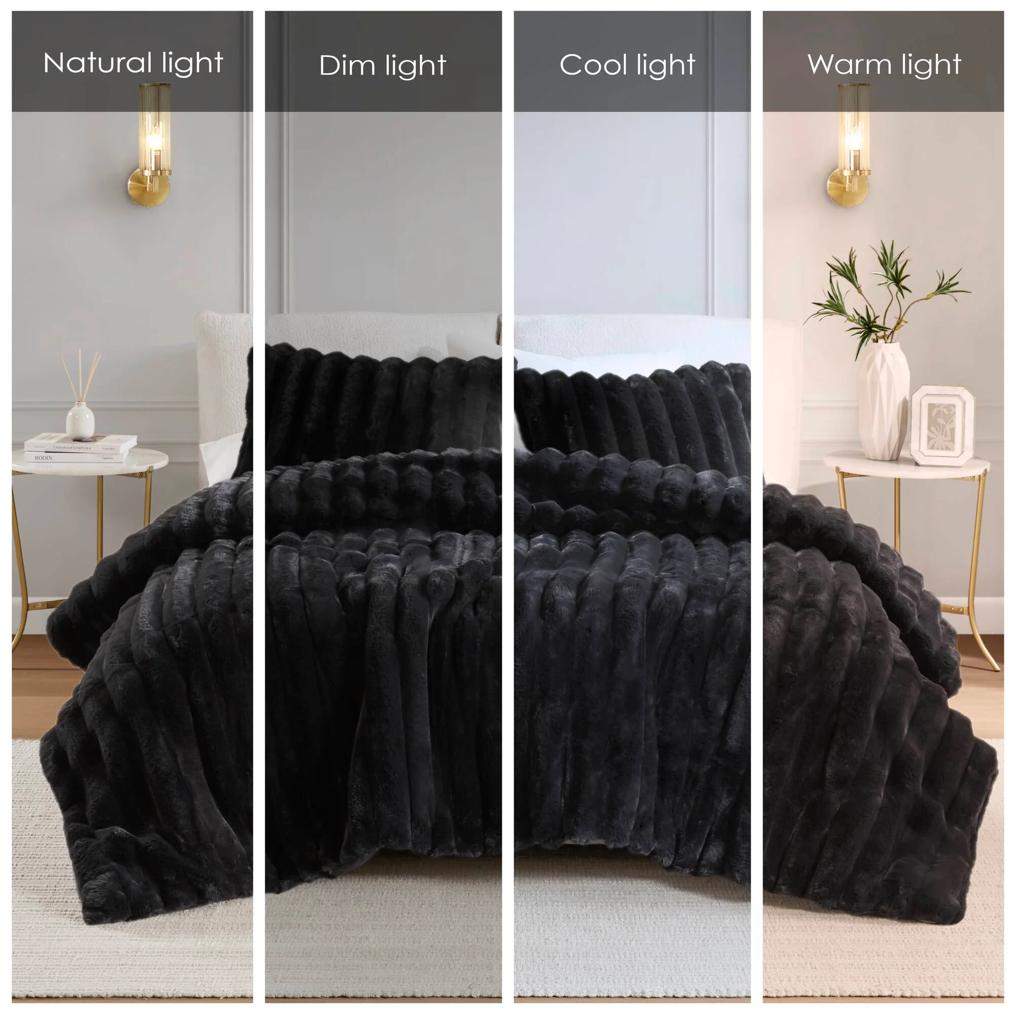 Jasmine Ultrasoft Faux Fur Ribbed Comforter Set - Image 30