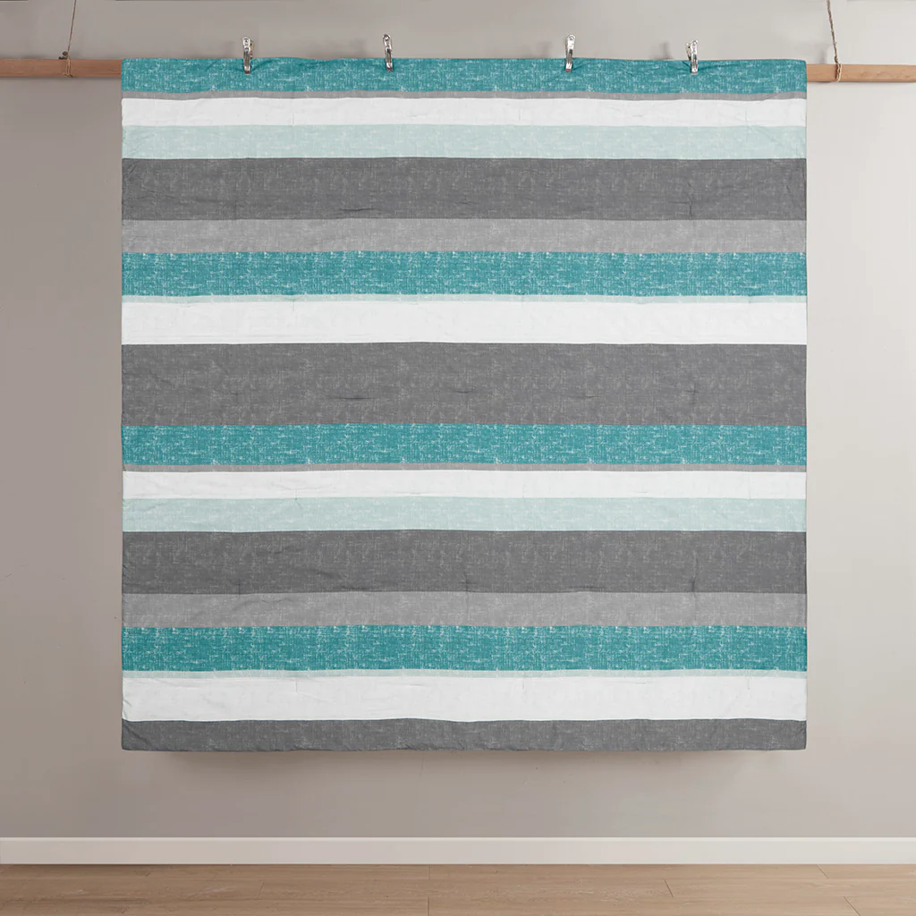 Jaxon Stripe Comforter Set with Bed Sheets - Image 22