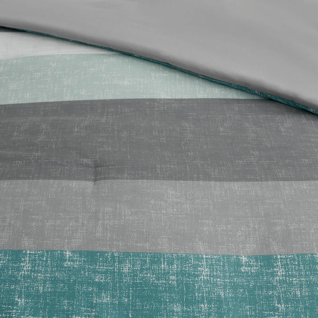 Jaxon Stripe Comforter Set with Bed Sheets - Image 32