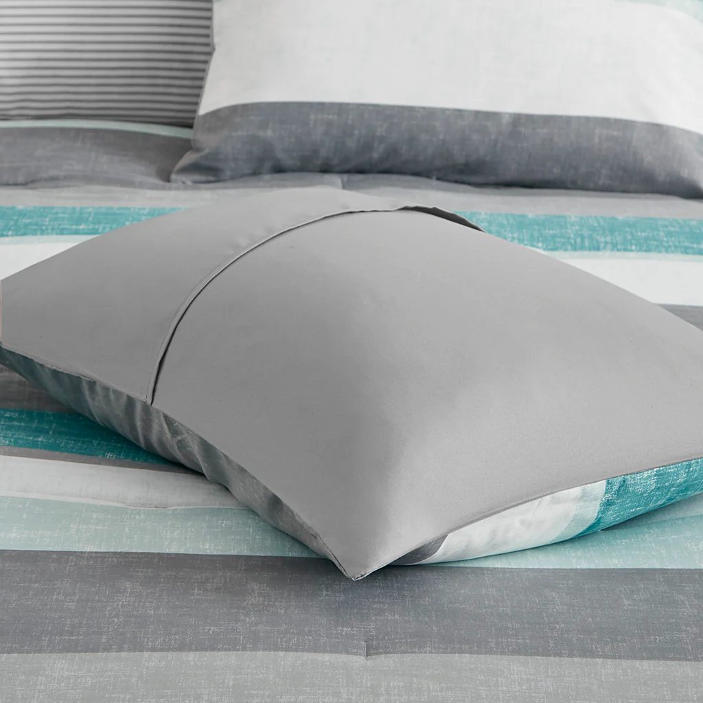 Jaxon Stripe Comforter Set with Bed Sheets - Image 42