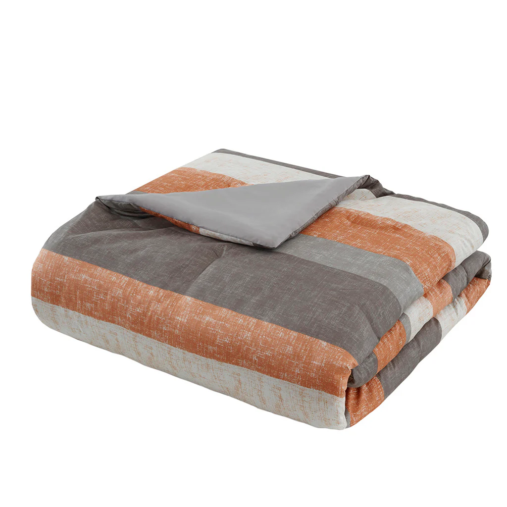 Jaxon Stripe Comforter Set with Bed Sheets - Image 59