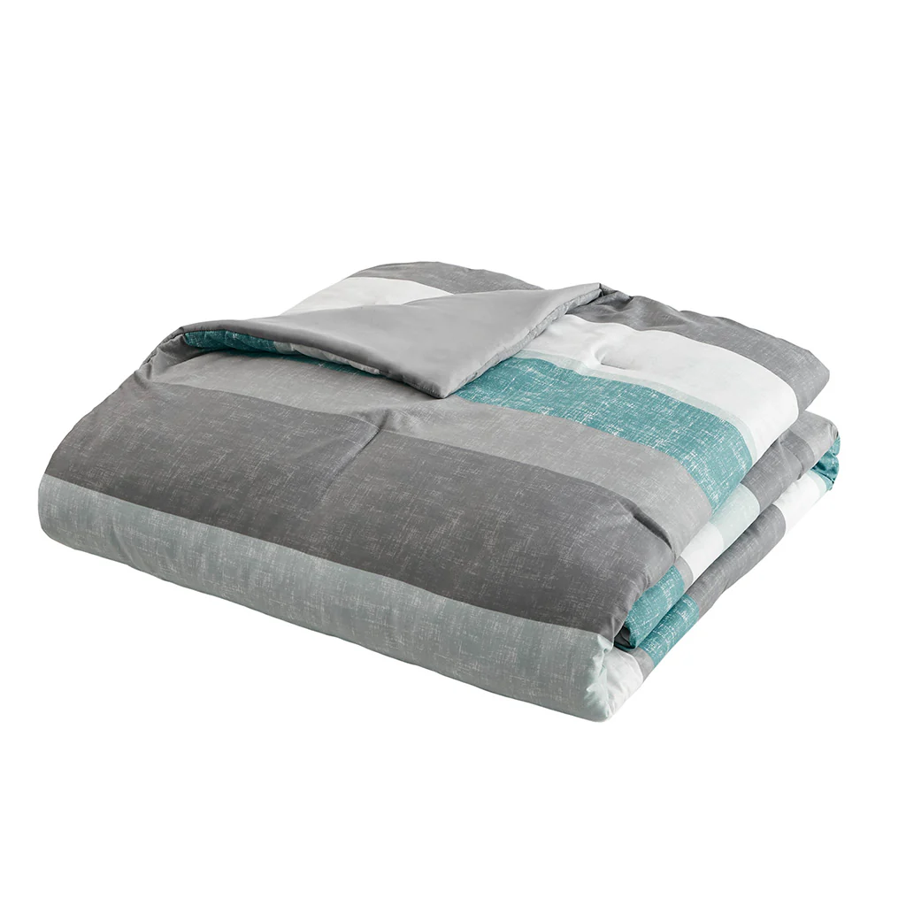Jaxon Stripe Comforter Set with Bed Sheets - Image 61