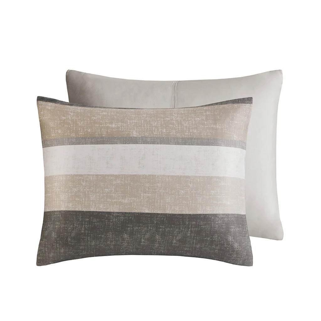 Jaxon Stripe Comforter Set with Bed Sheets - Image 74