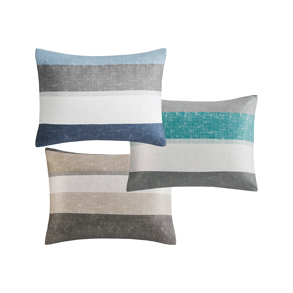 Jaxon Stripe Comforter Set with Bed Sheets - Image 75