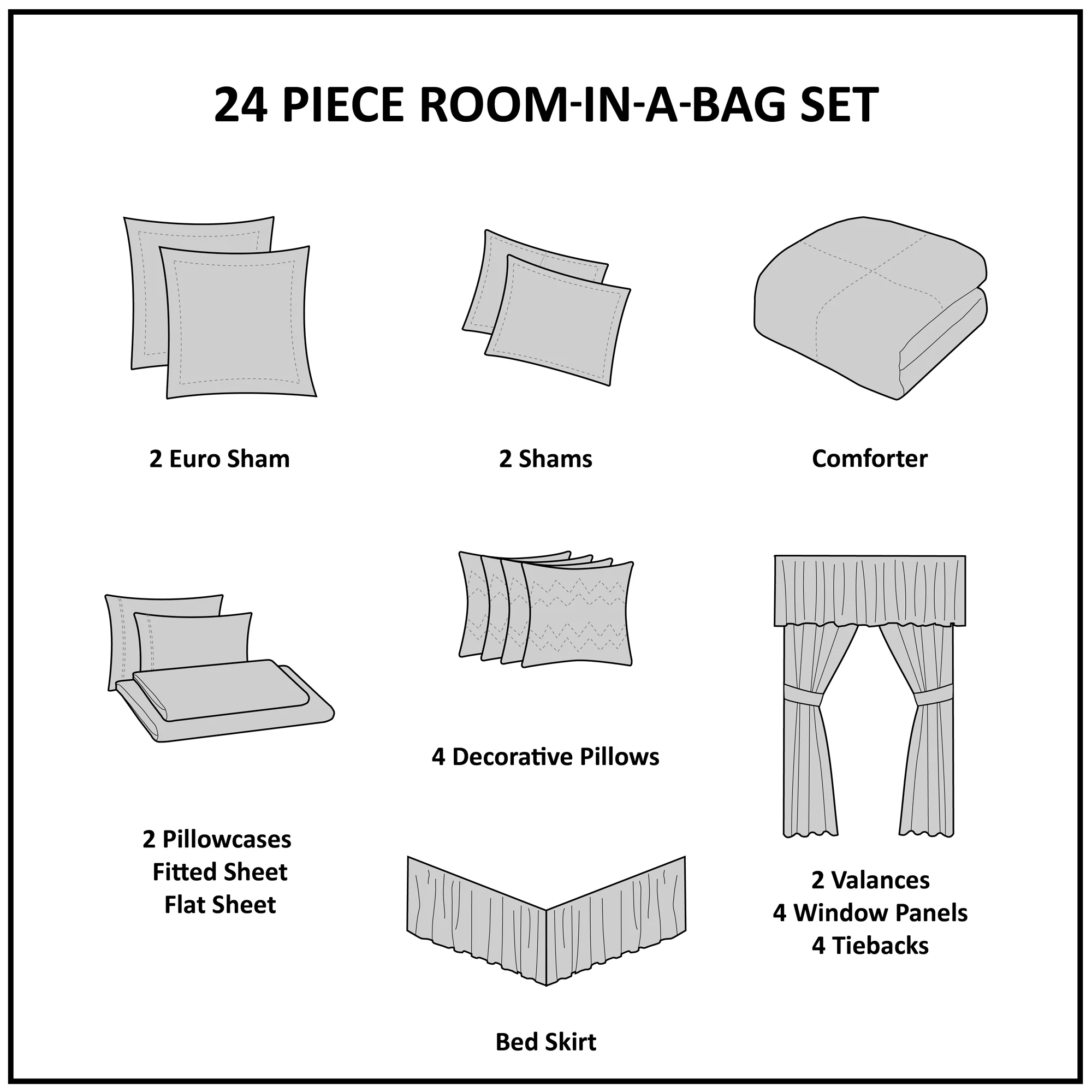 Joella 24-Piece Room in a Bag - Image 64