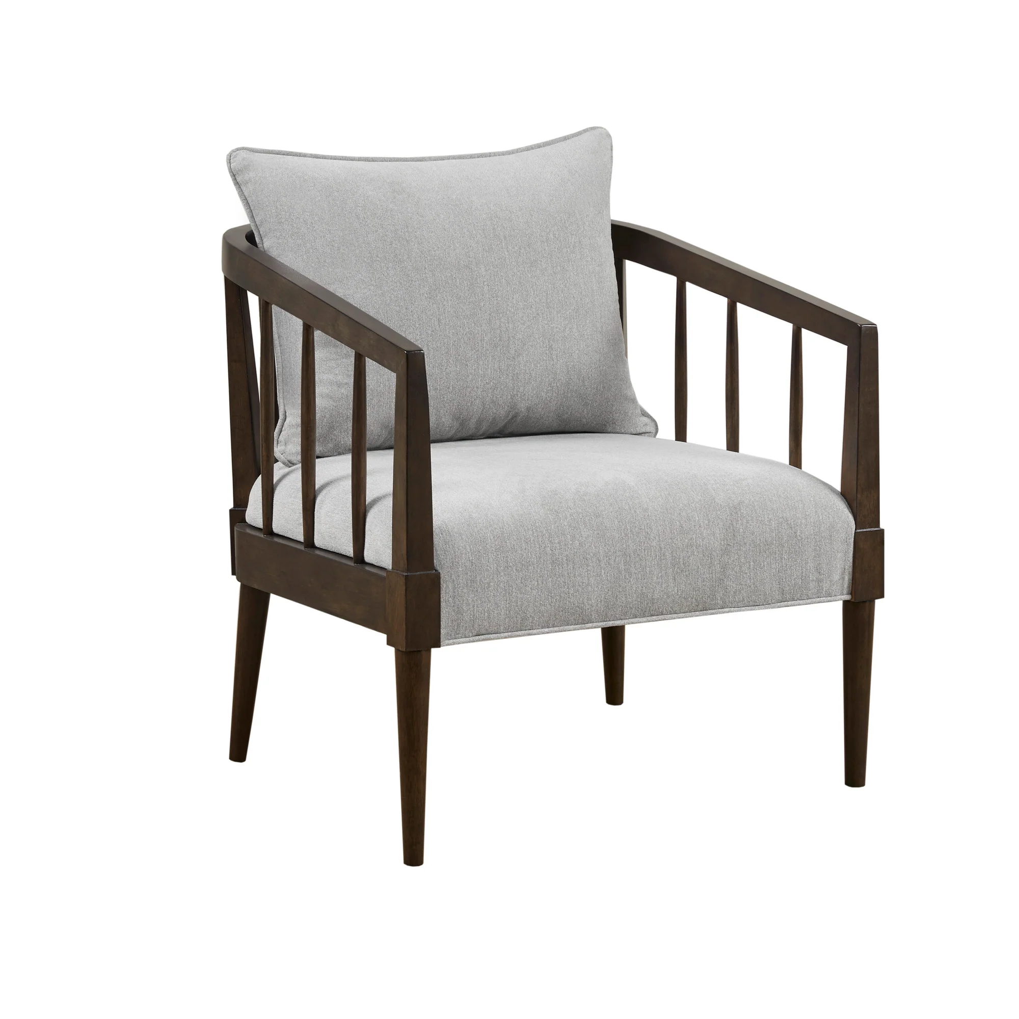 Josefine Spindle Accent Armchair with Removable Back Pillow - Image 2