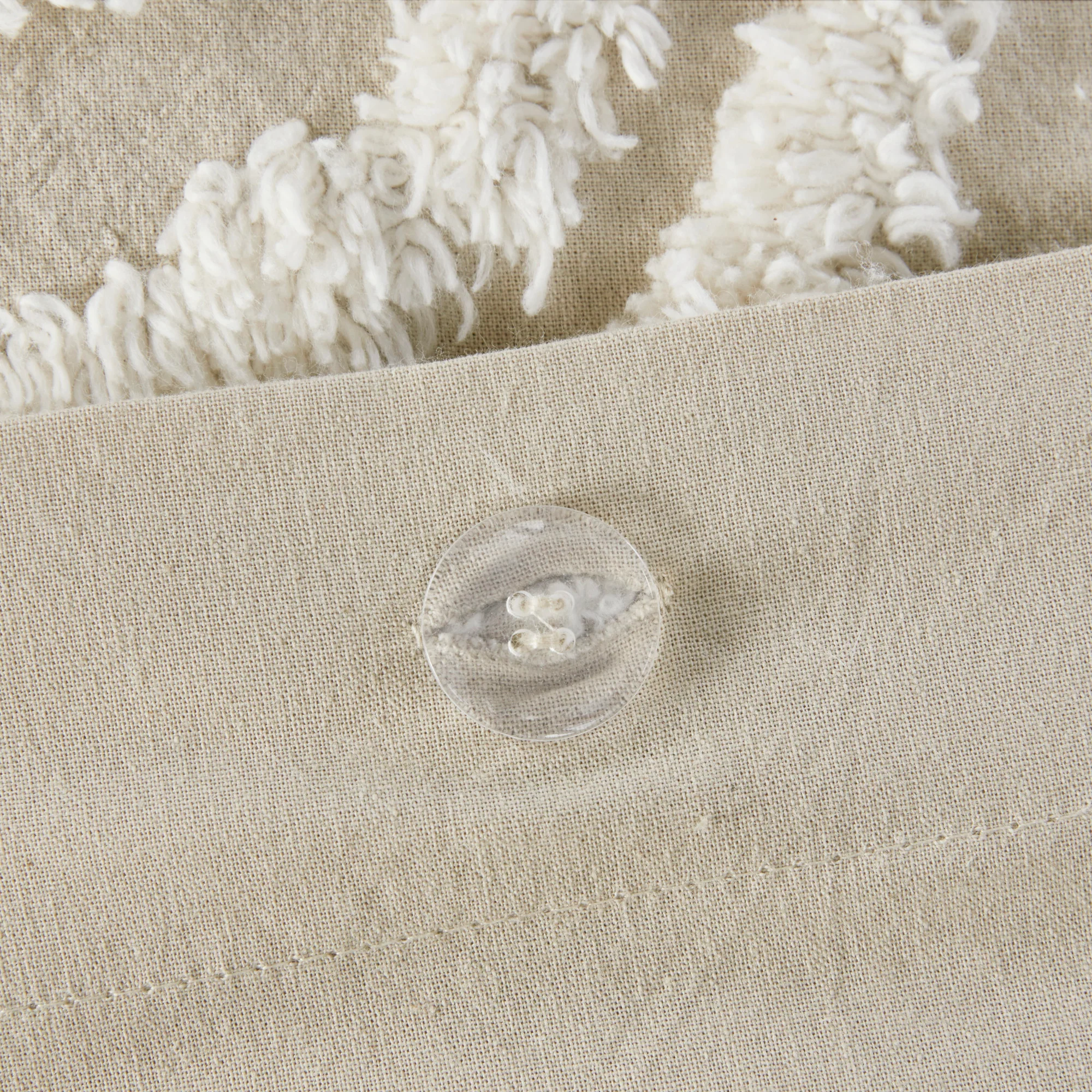 Laetitia 3-Piece Tufted Cotton Chenille Medallion Duvet Cover Set - Image 9