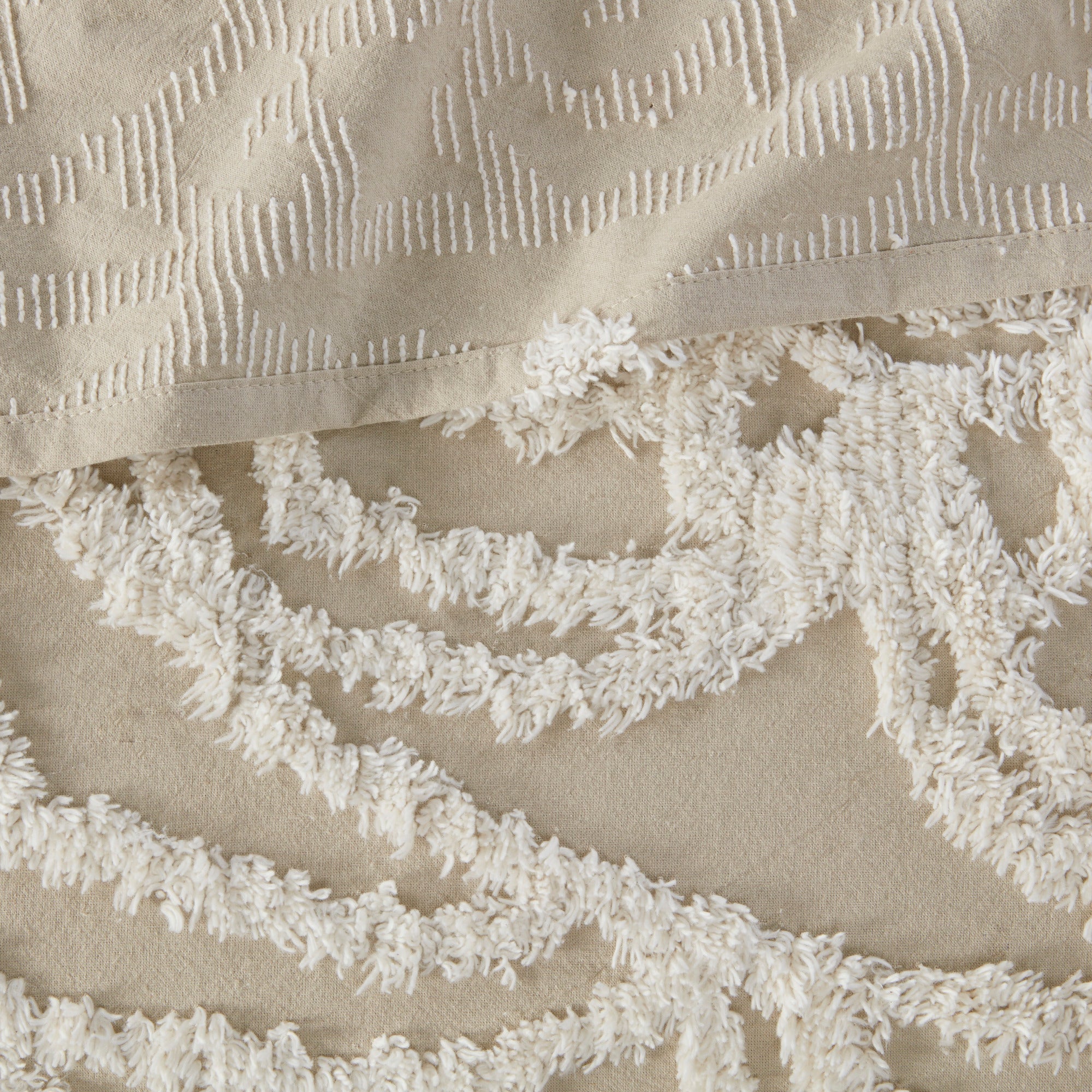 Laetitia Tufted Cotton Chenille Medallion Fringe Coverlet Mini Set - Image 25