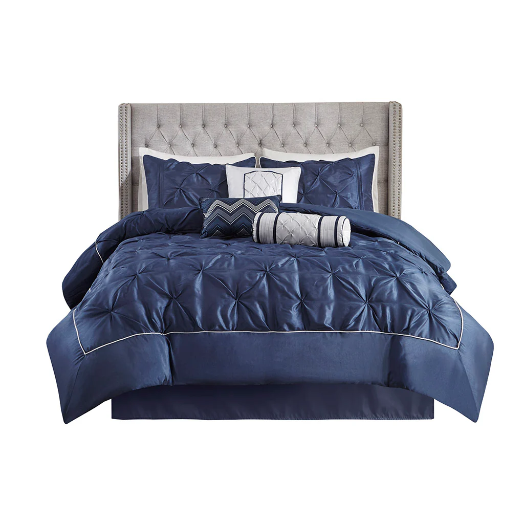 Laurel 7-Piece Tufted Comforter Set - Image 18