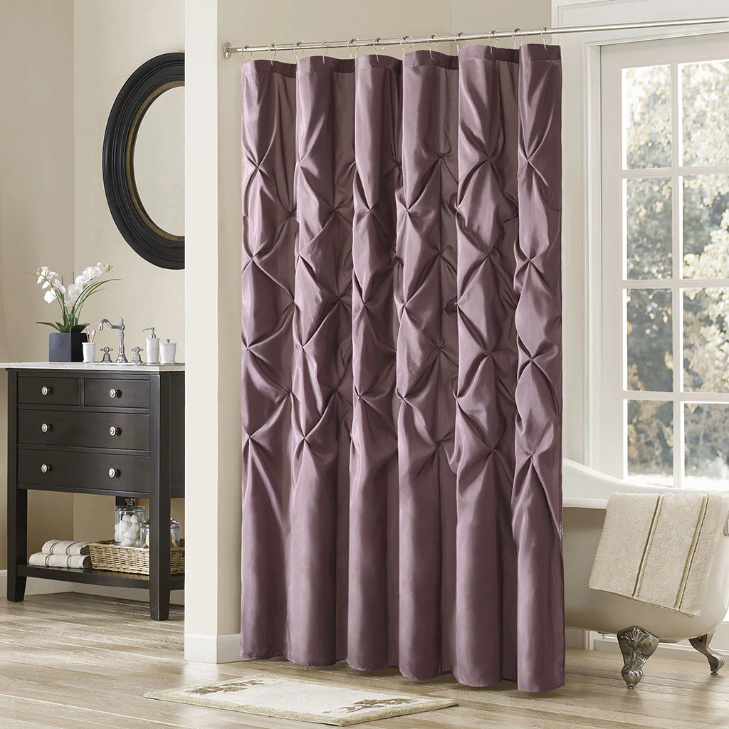 Laurel Tufted Semi-Sheer Shower Curtain - Image 5