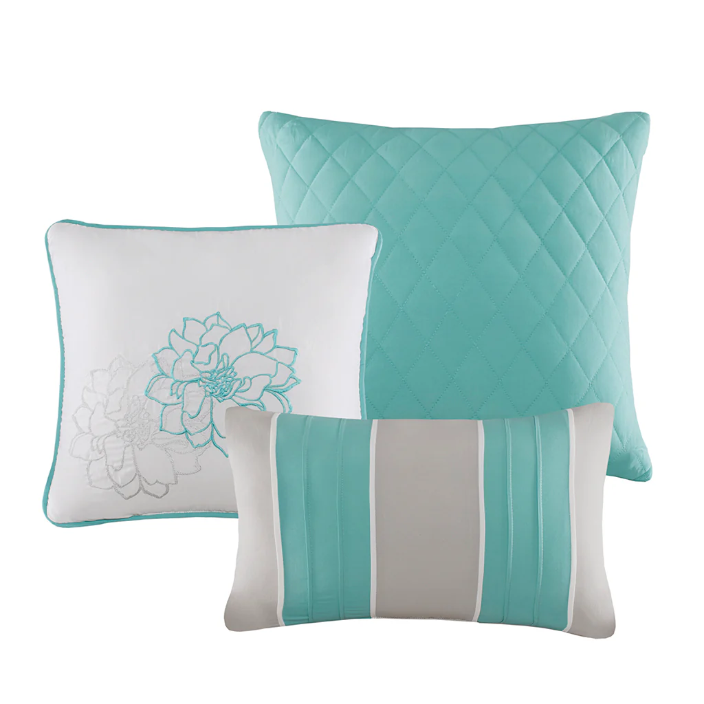 Lola Printed Cotton Sateen Comforter Set - Image 7