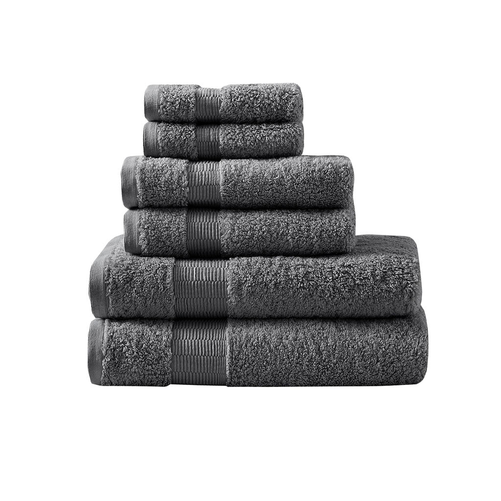 Luce 100% Egyptian Cotton 6-Piece Towel Set - Image 10