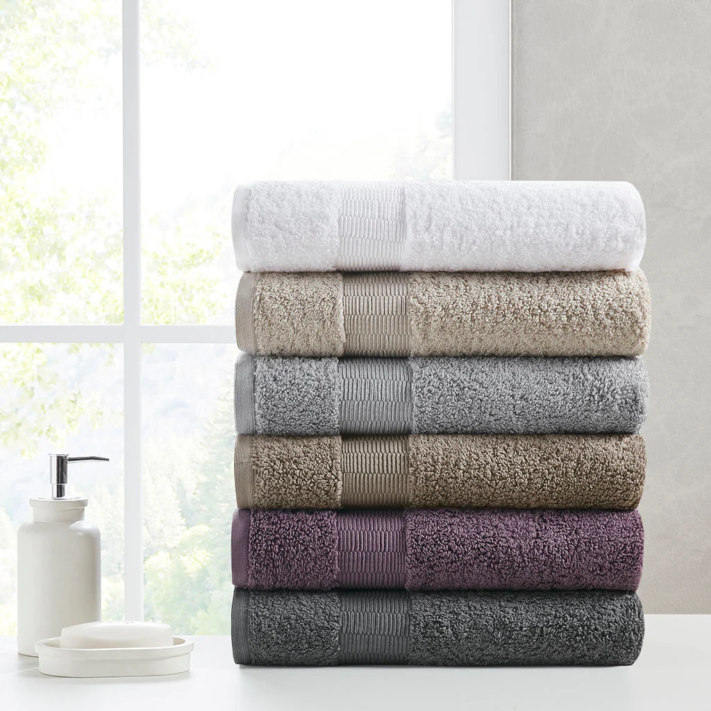 Luce 100% Egyptian Cotton 6-Piece Towel Set - Image 27