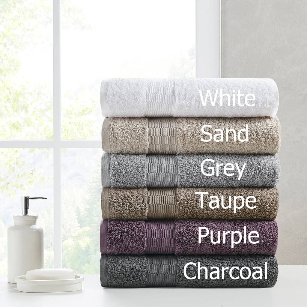 Luce 100% Egyptian Cotton 6-Piece Towel Set - Image 28