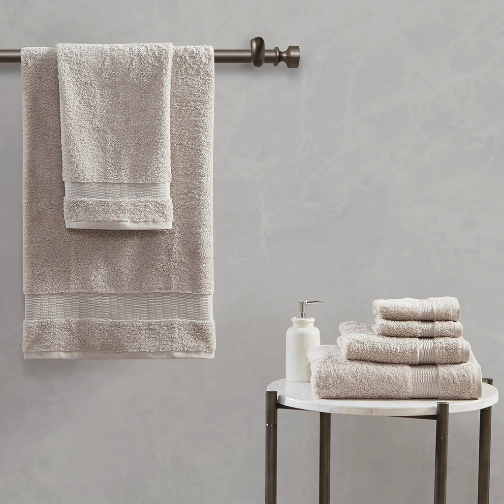 Luce 100% Egyptian Cotton 6-Piece Towel Set - Image 4