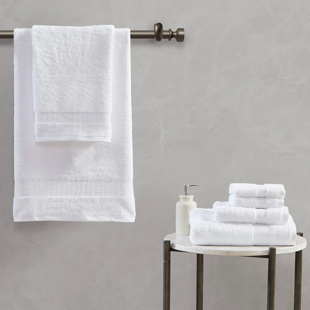 Luce 100% Egyptian Cotton 6-Piece Towel Set - Image 5