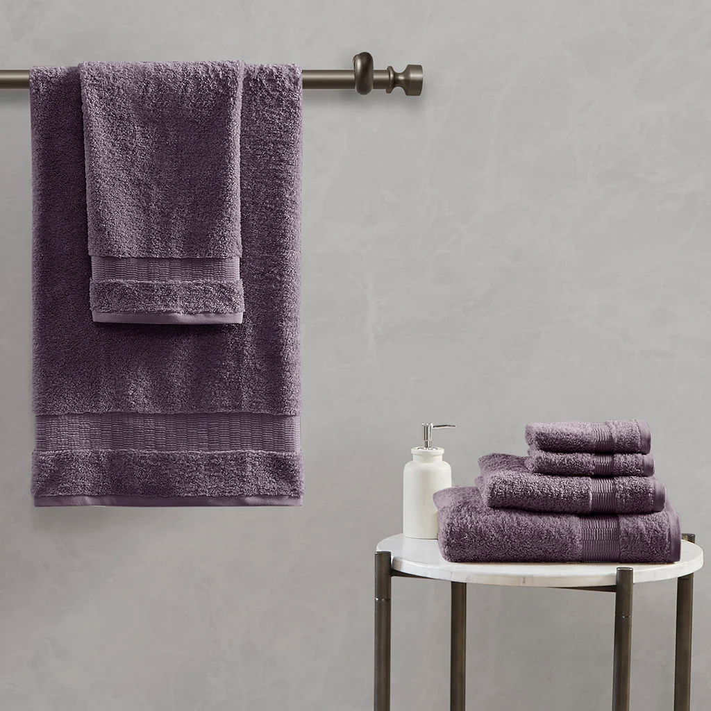 Luce 100% Egyptian Cotton 6-Piece Towel Set - Image 7