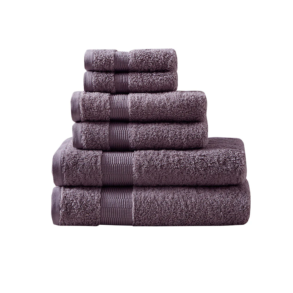 Luce 100% Egyptian Cotton 6-Piece Towel Set - Image 9