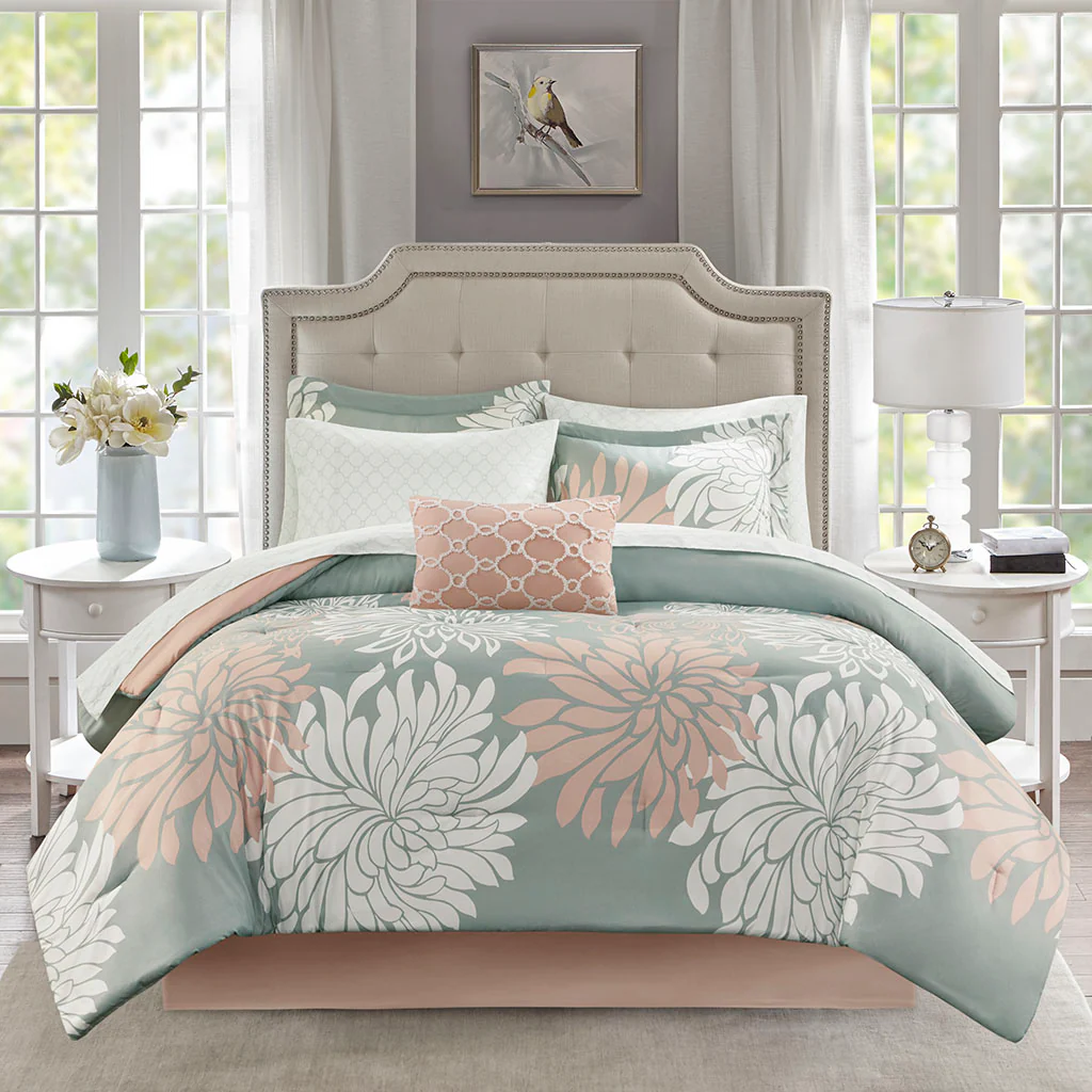 Maible 9-Piece Comforter Set with Cotton Bed Sheets - Image 8