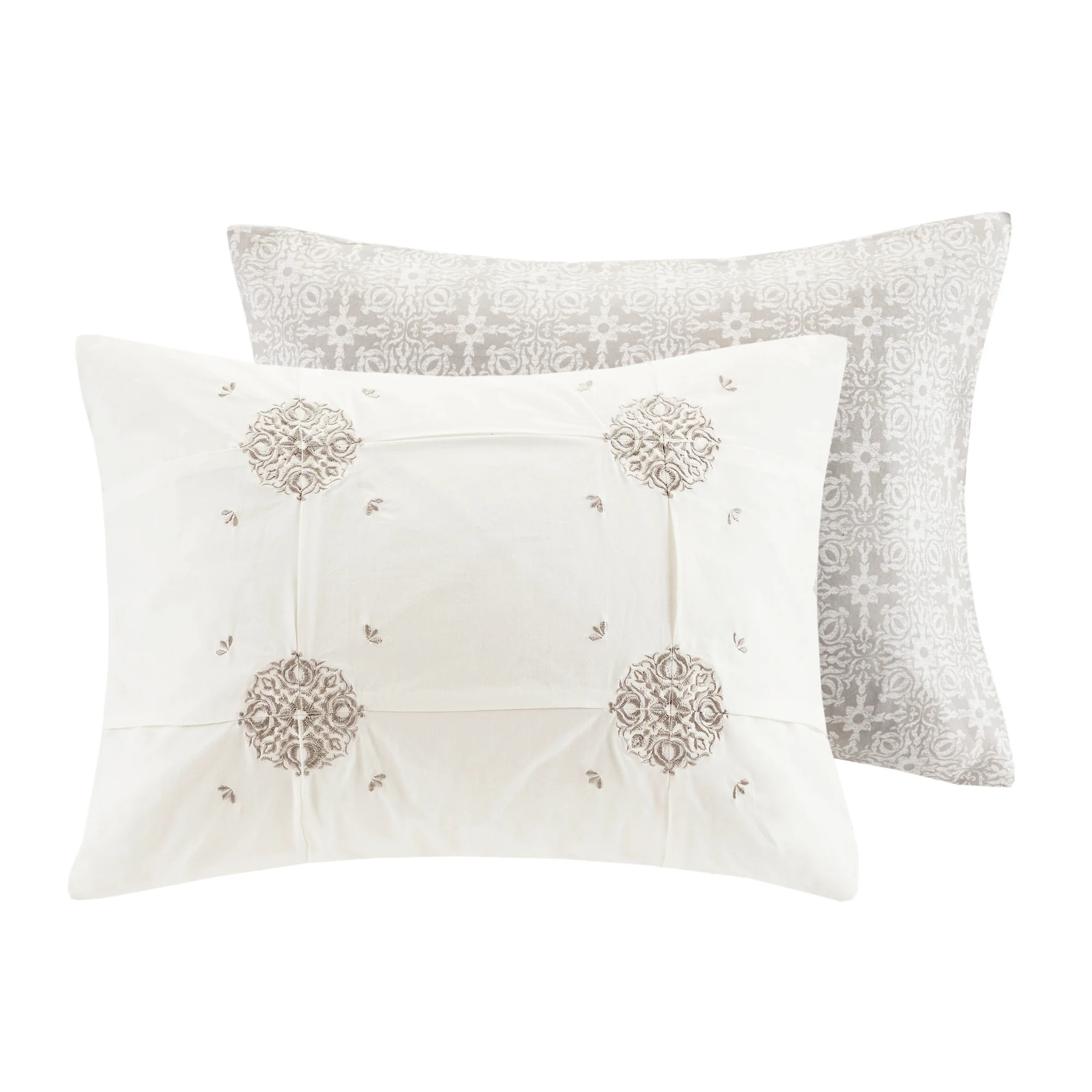 Malia 6-Piece Embroidered Cotton Reversible Comforter Set - Image 13