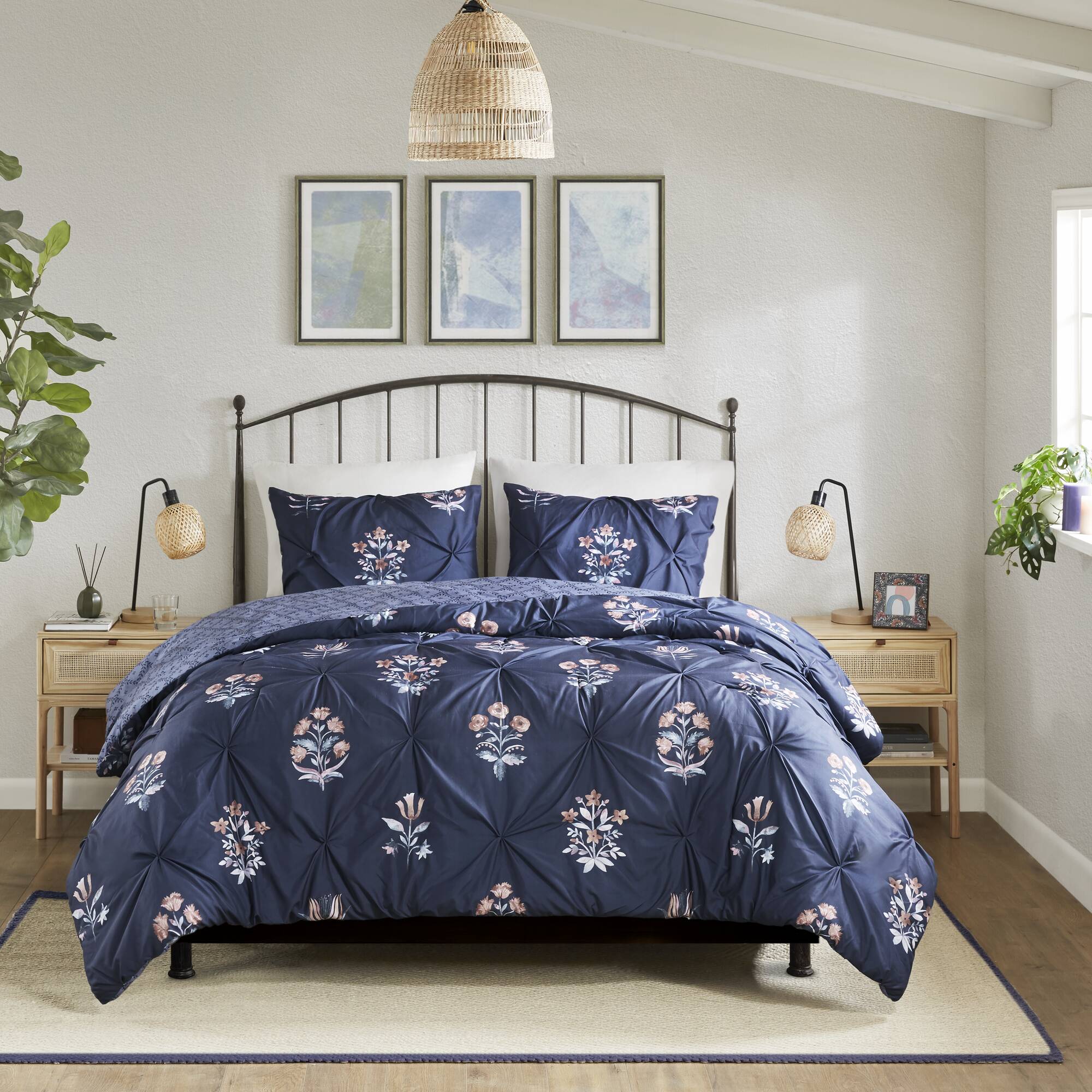 Marfa 3-Piece Pintuck Duvet Cover Set - Image 3