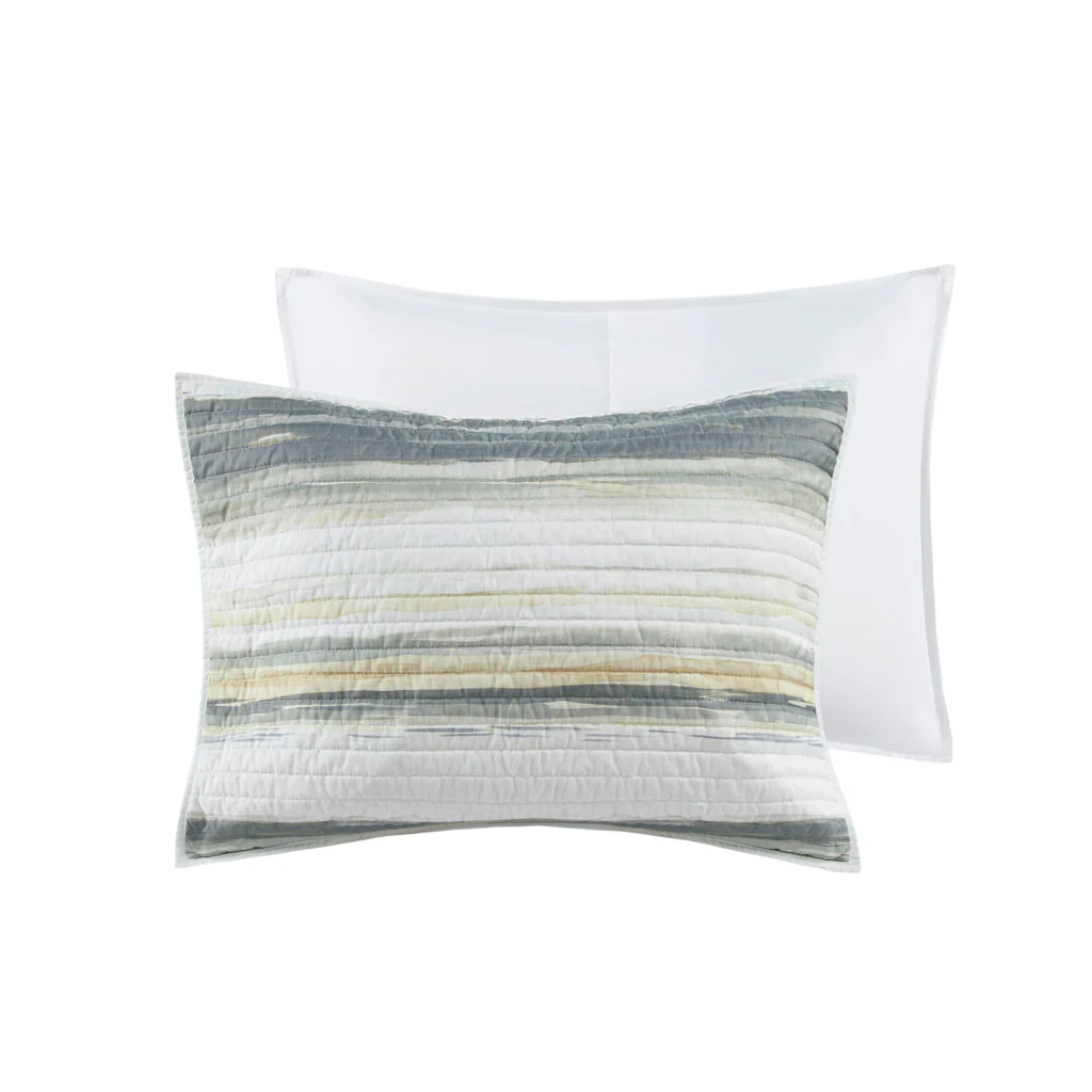 Marina 6-Piece Printed Quilt Set with Throw Pillows - Image 25