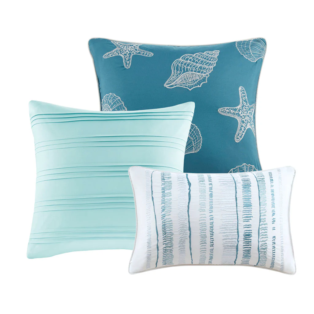 Marina 6-Piece Printed Quilt Set with Throw Pillows - Image 26