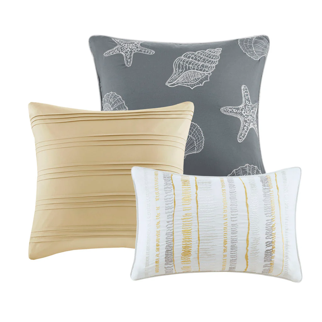 Marina 6-Piece Printed Quilt Set with Throw Pillows - Image 27