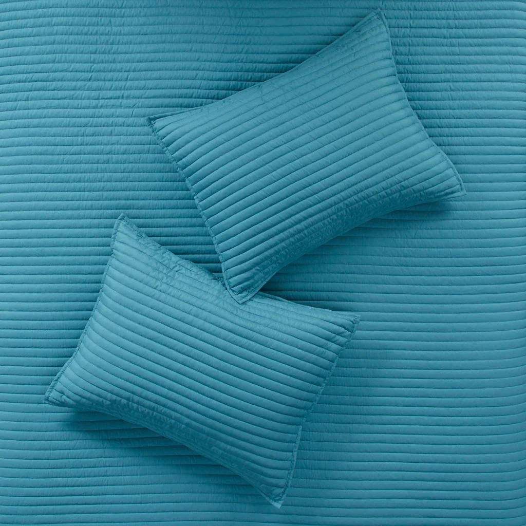 Marina 8-Piece Printed Seersucker Comforter and Quilt Set Collection - Image 45