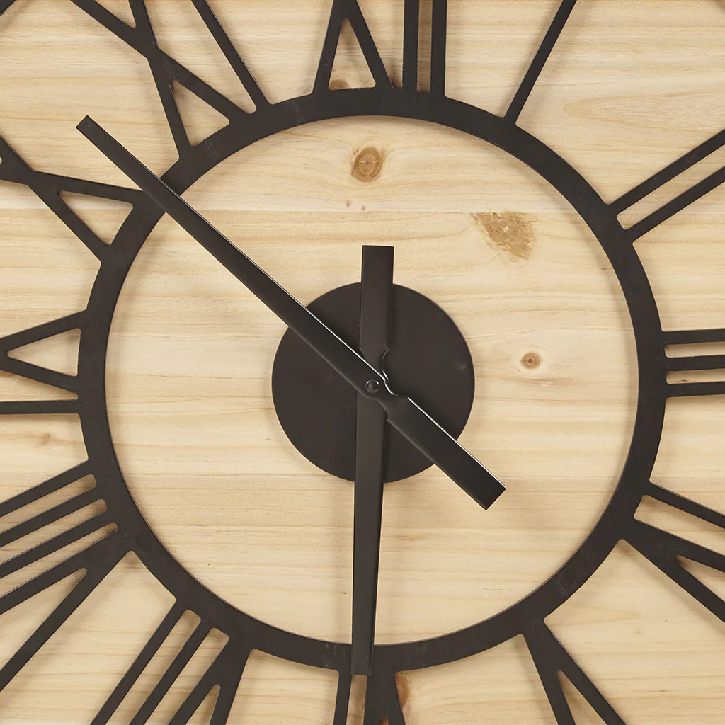 Mason 23.6" Wood Wall Clock - Image 4