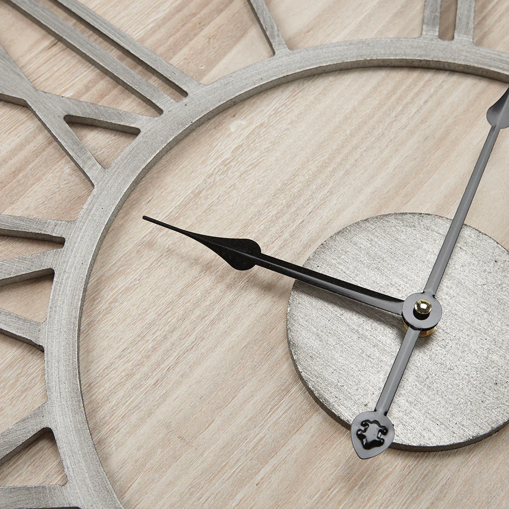 Mason 23.6" Wood Wall Clock - Image 5