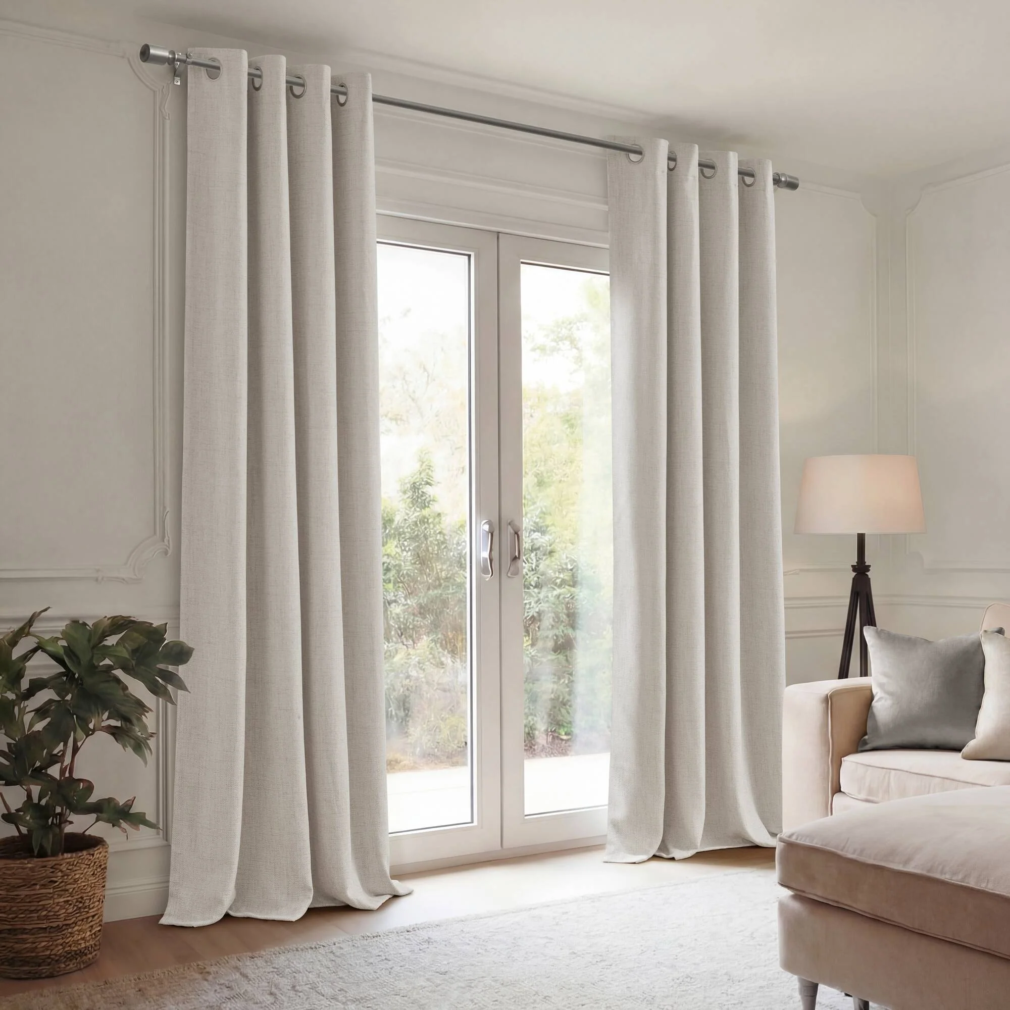 Mira 100% polyester Mira Total Blackout Window Panel - Image 19
