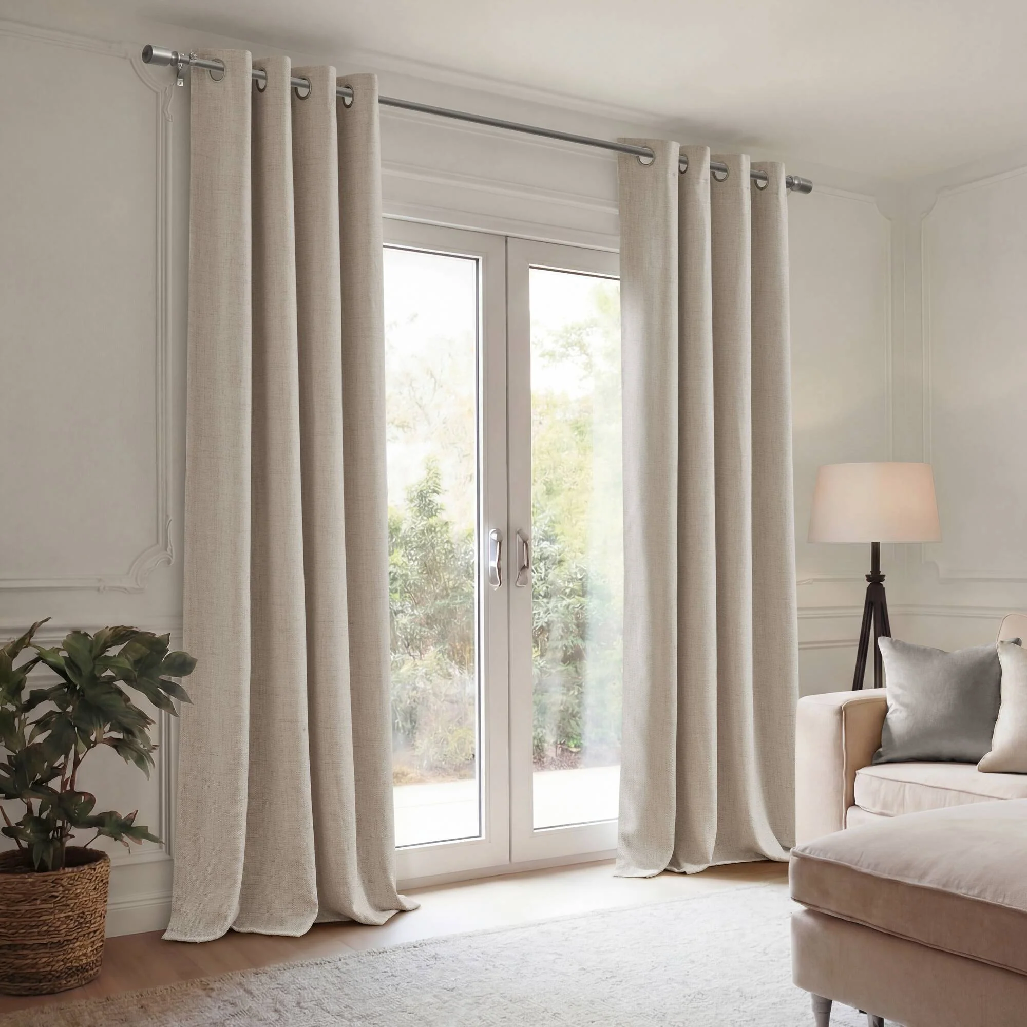 Mira 100% polyester Mira Total Blackout Window Panel - Image 3