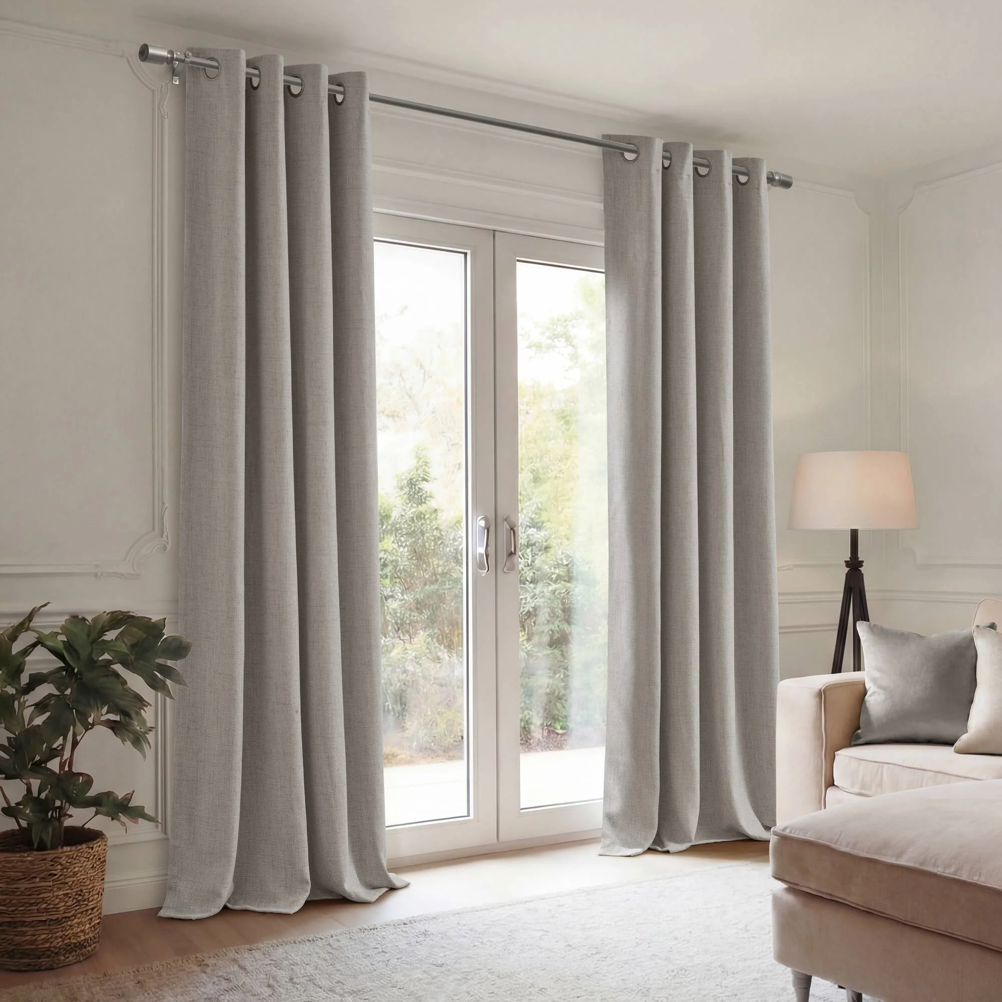 Mira 100% polyester Mira Total Blackout Window Panel - Image 34