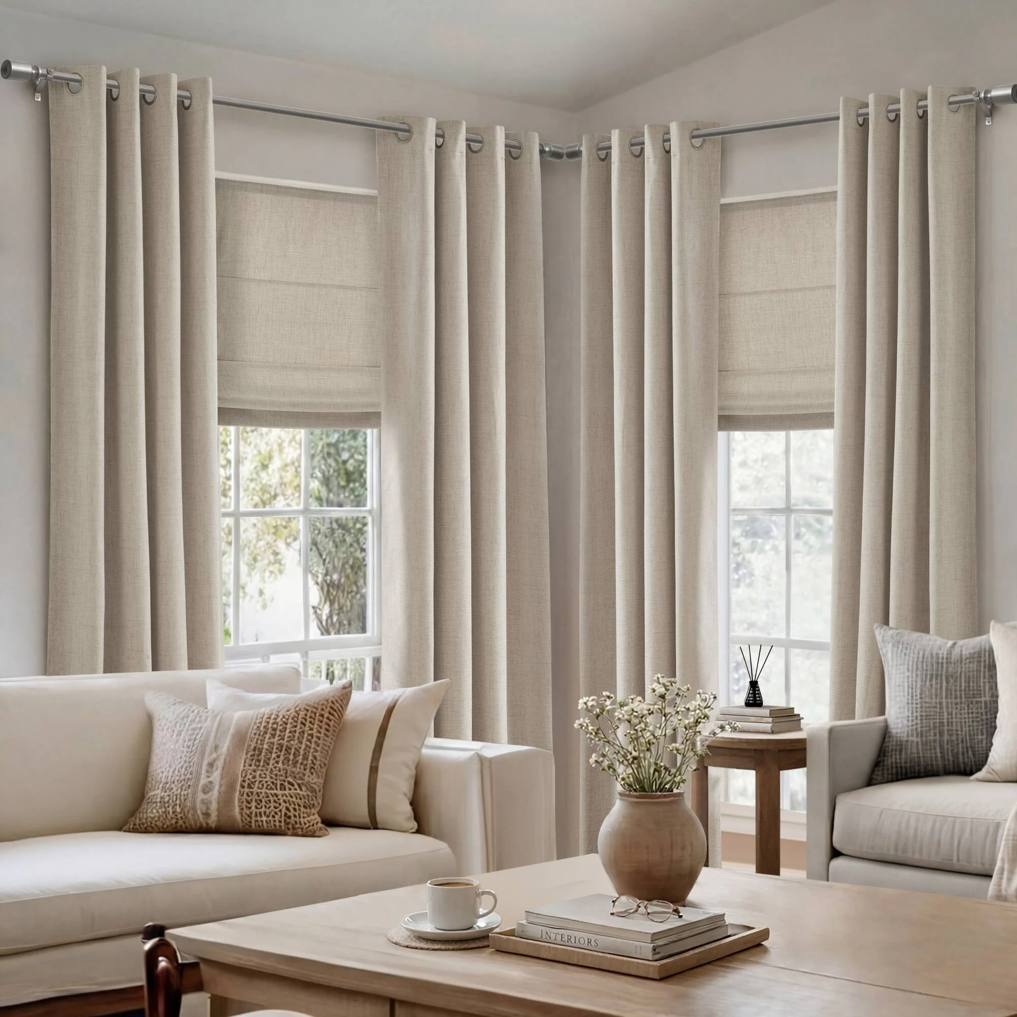 Mira 100% polyester Mira Total Blackout Window Panel - Image 4