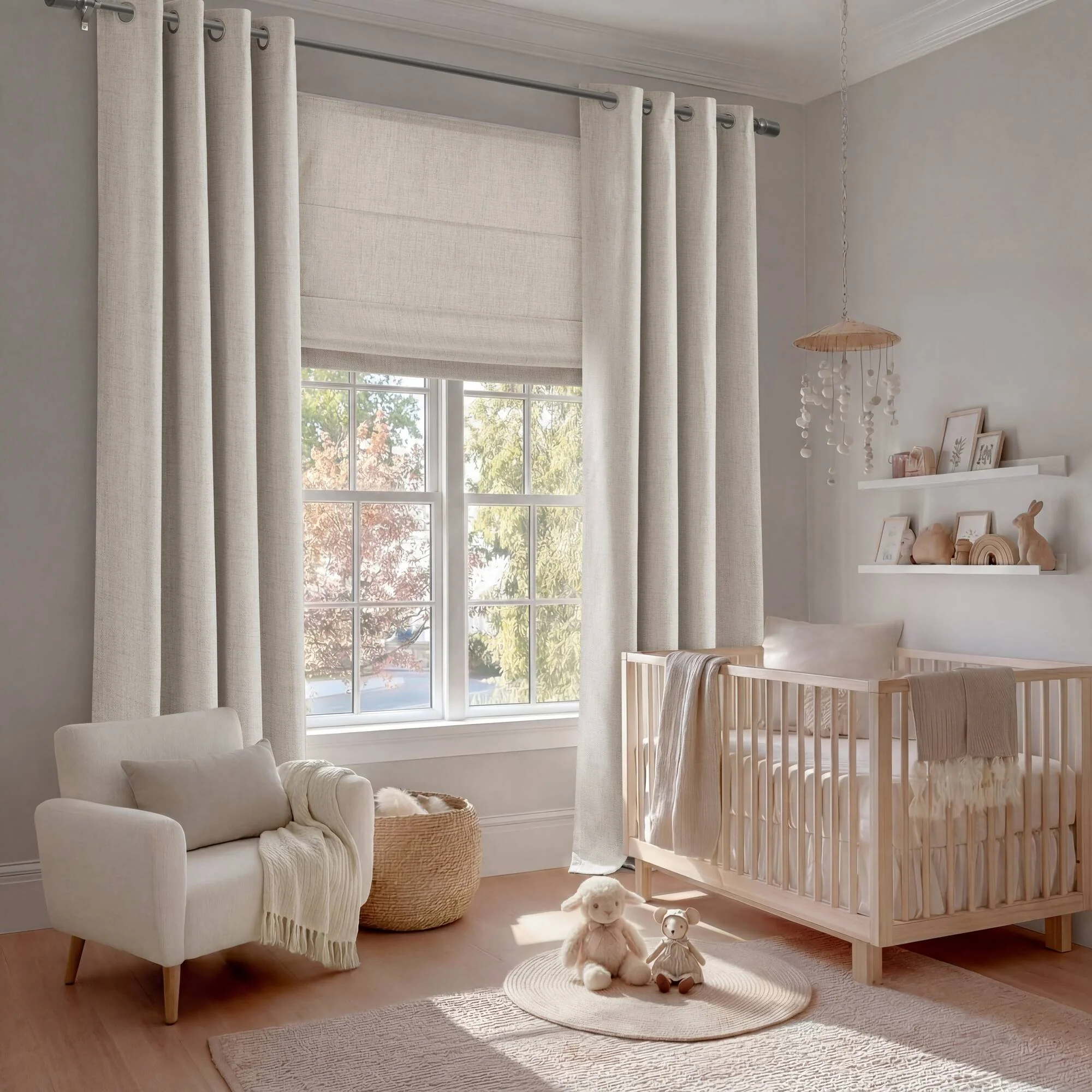 Mira 100% polyester Mira Total Blackout Window Panel - Image 5