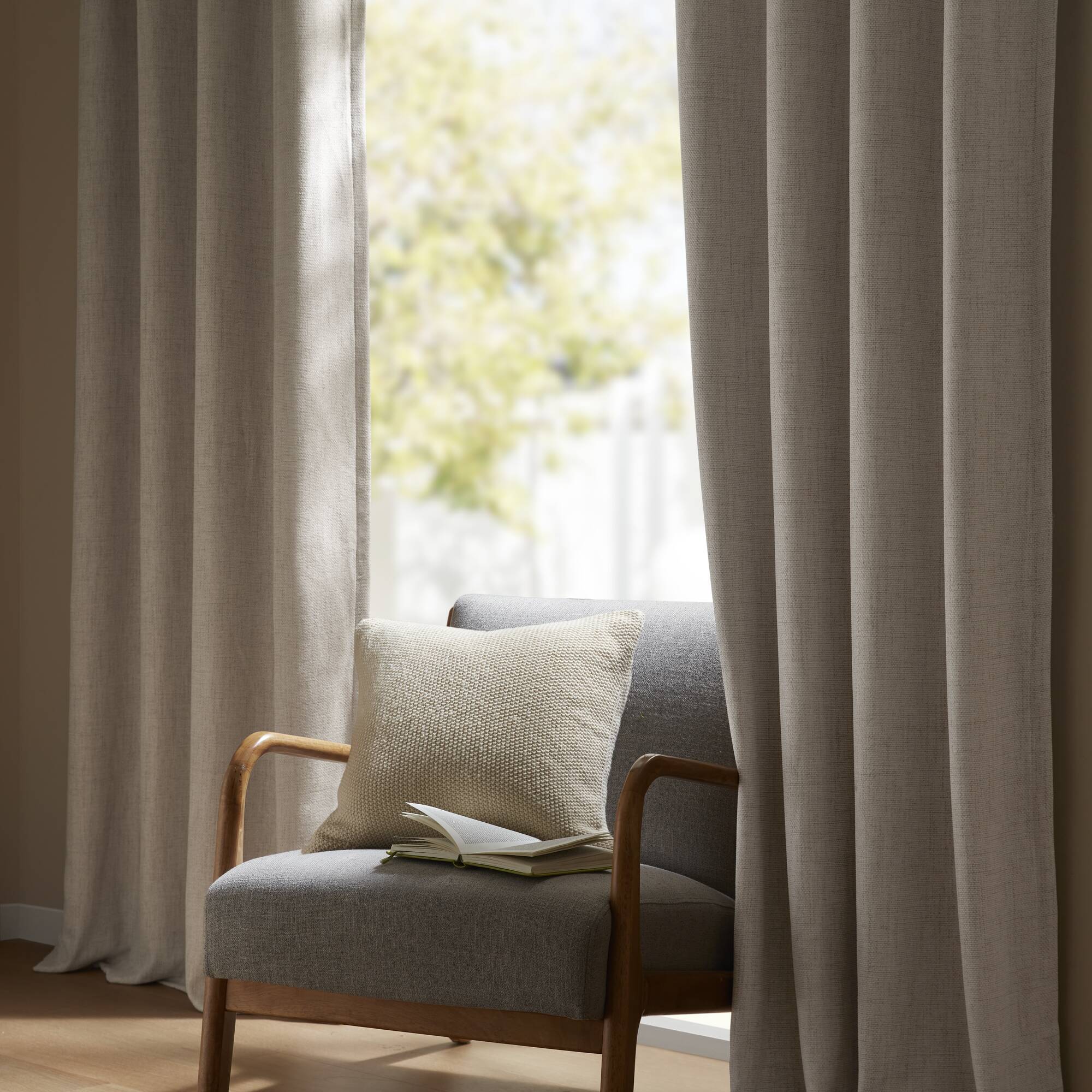 Mira 100% polyester Mira Total Blackout Window Panel - Image 7