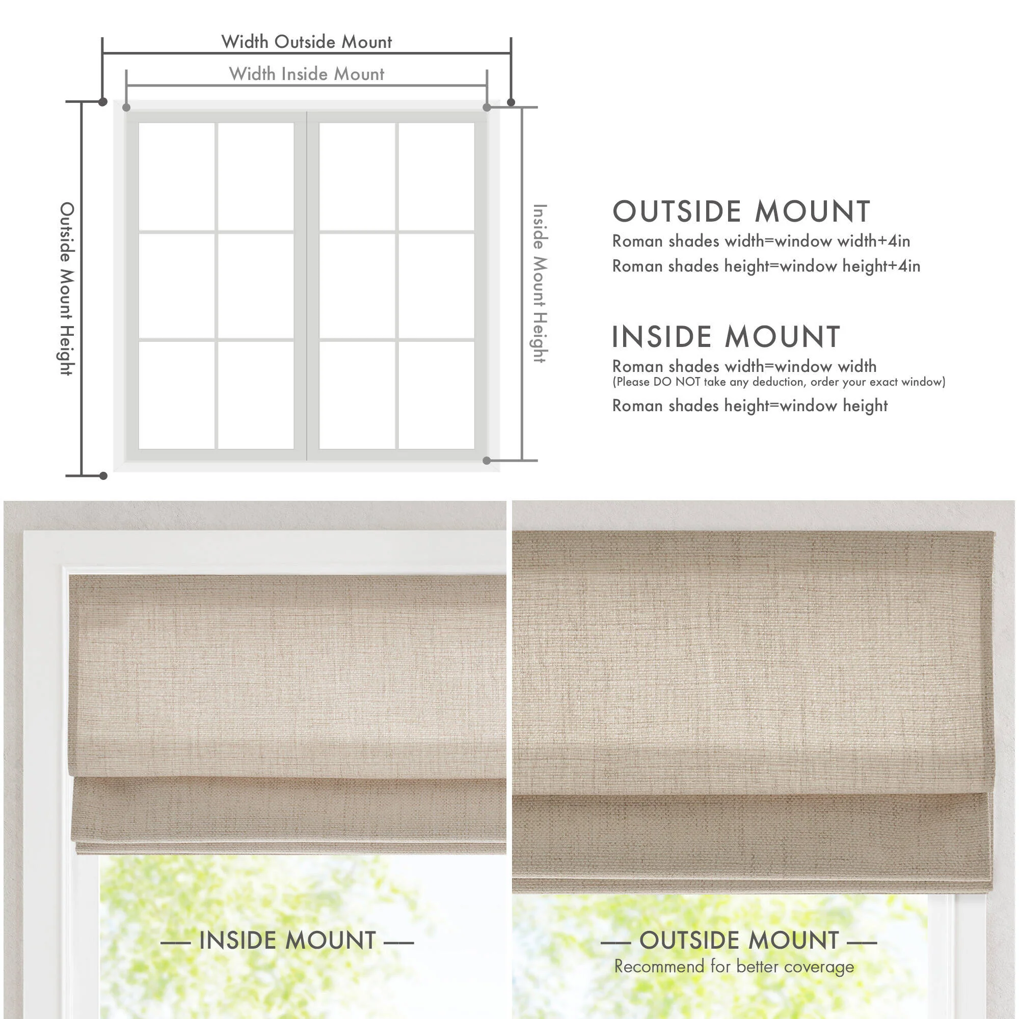 Mira Room Darkening Cordless Roman Shade - Image 18