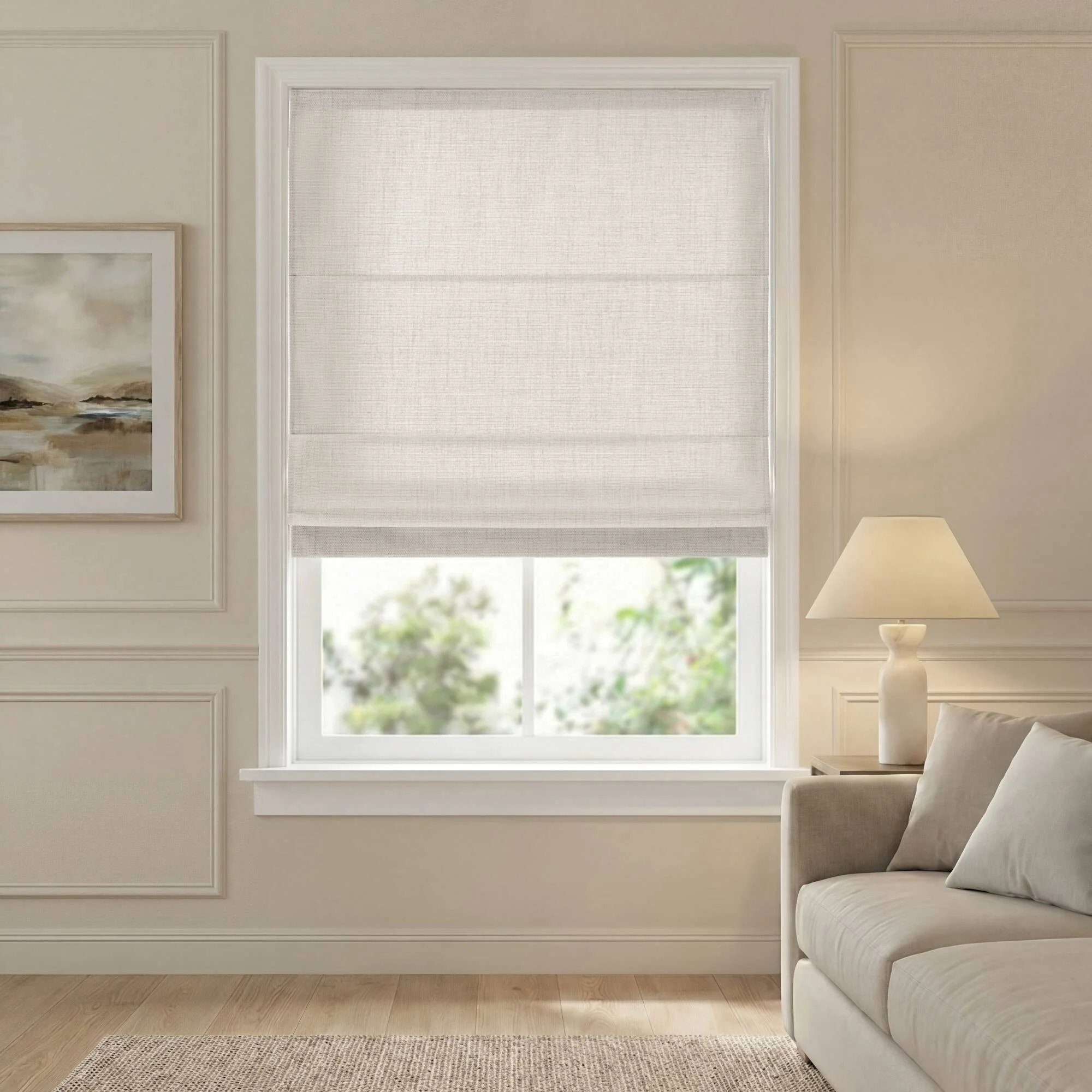 Mira Room Darkening Cordless Roman Shade - Image 22